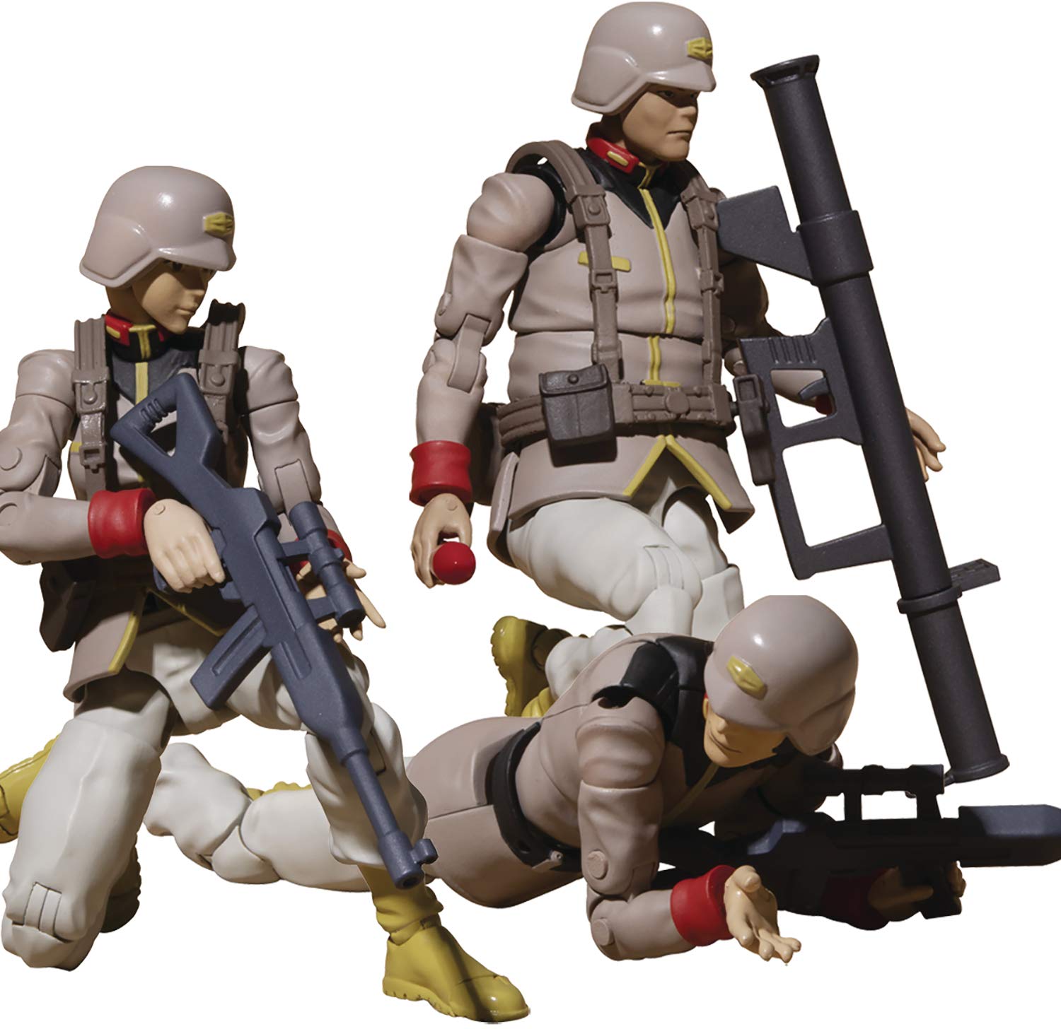 Megahouse G.M.G. Mobile Suit Gundam Earth United Army Soldier Action Figure - Limited Edition Collectible with Bonus Gift for Anime Fans & Model Kit Enthusiasts | Perfect for Display, Gundam Collections & Gift Giving