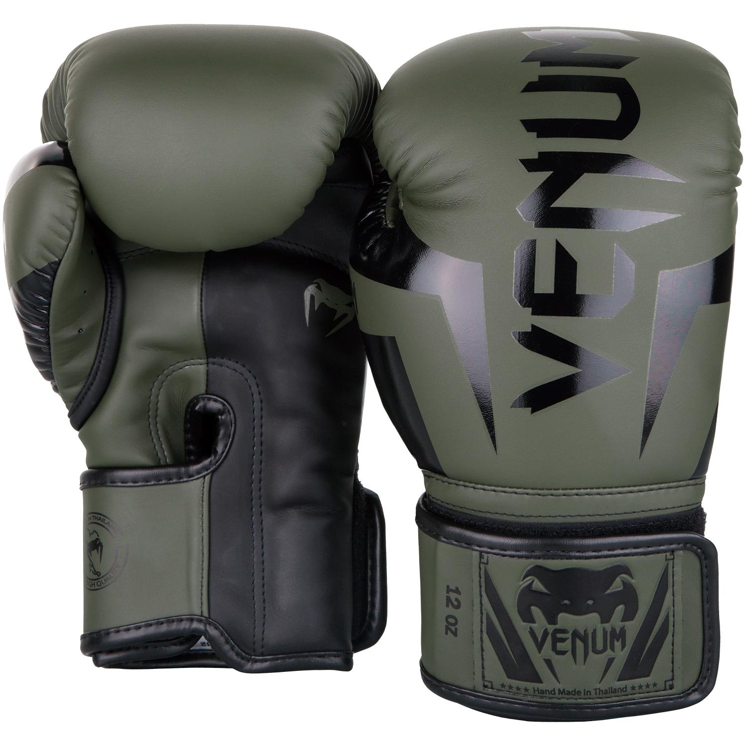 Venum Elite Boxing Gloves for Men & Women - Professional Training, Sparring & MMA - Premium Leather Punching Gloves for Heavy Bag Workouts, Muay Thai & Kickboxing