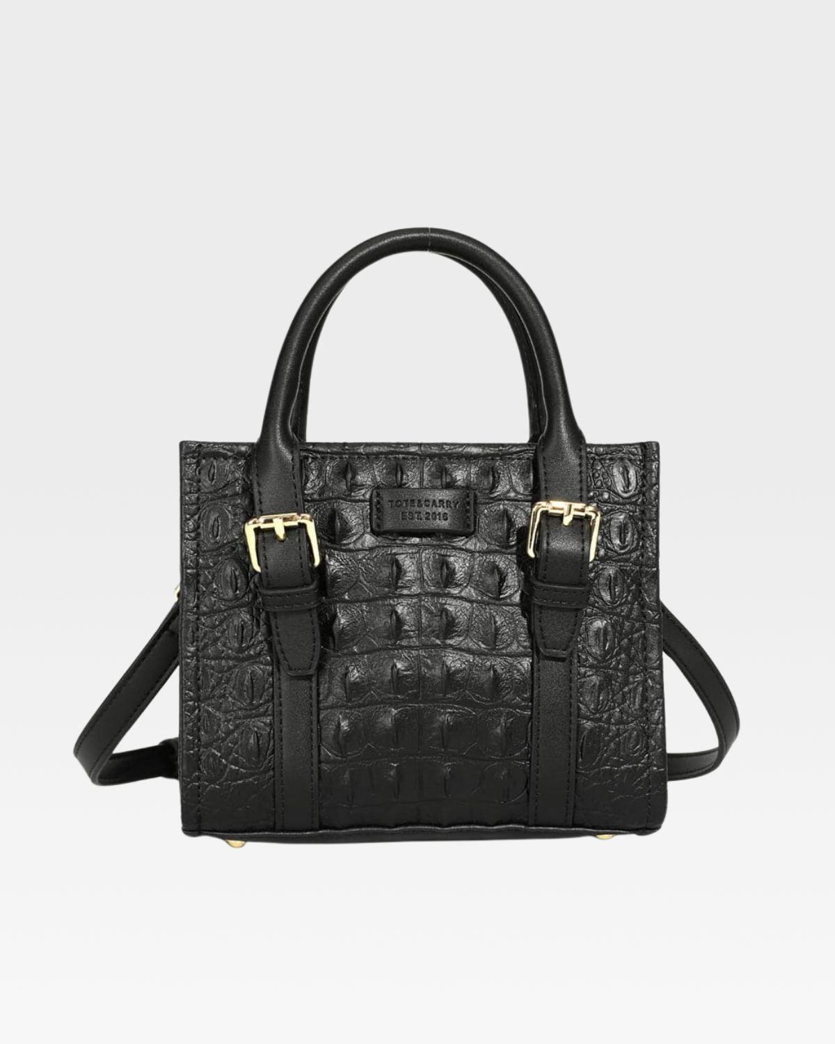 Apollo 2 Mini Tote Bag - Black Crossbody Shoulder Bag for Women | Perfect for Work, Travel & Shopping