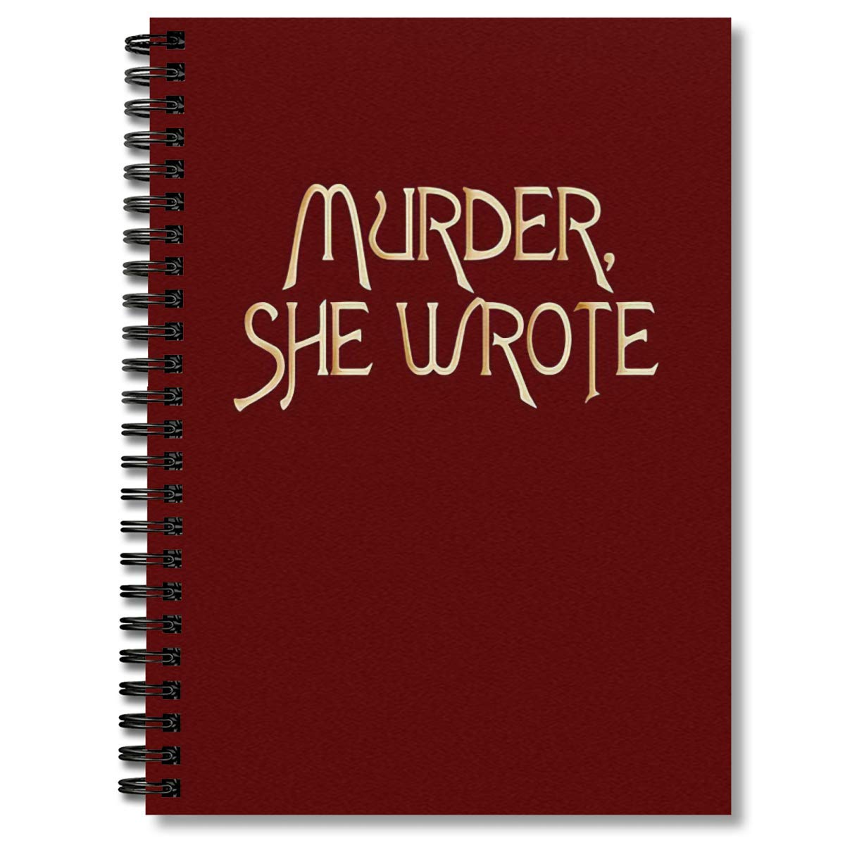 Murder She Wrote Spiral Notebook - Premium Thick Paper Composition Book for Writing, Journaling & Note Taking - Perfect for Students, Writers & TV Show Fans