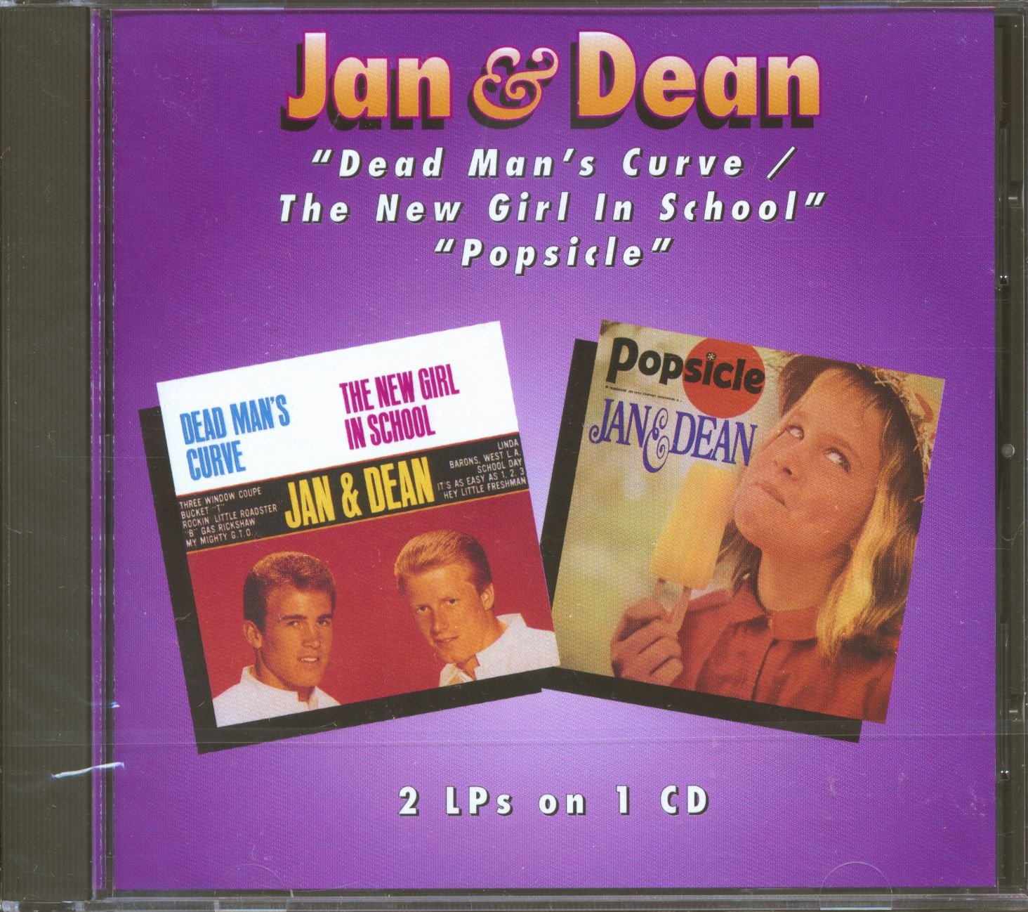Dead Man's Curve / The New Girl In School + Popsicle - Vintage Surf Rock Music Vinyl Record - Perfect for Beach Parties, Retro Music Collectors & 60s Nostalgia Lovers