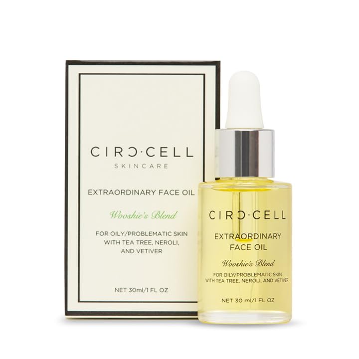 CIRCCELL - WOOSHIE'S BLEND - Organic Face Oil for Oily & Acne-Prone Skin | Hydrating & Balancing Treatment for Breakouts & Shine Control | Perfect for Daily Skincare Routine & Nighttime Use