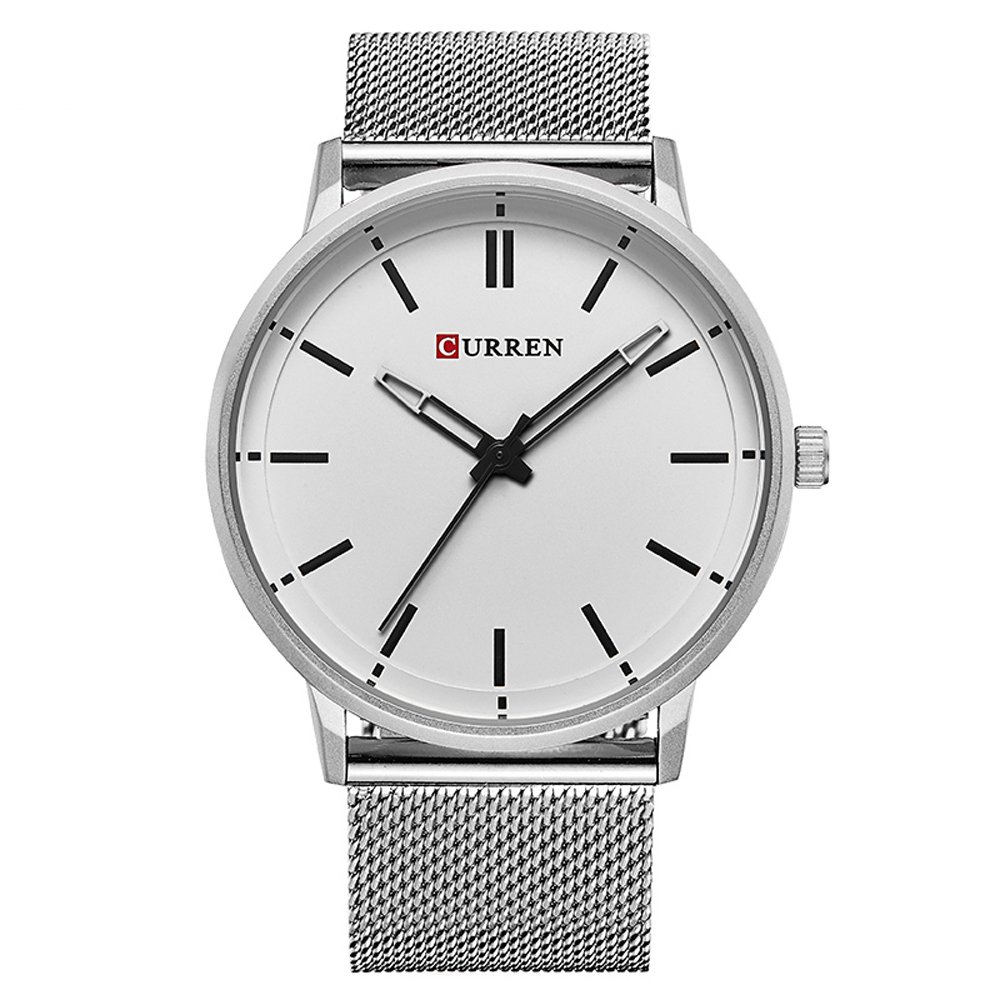 Men's Minimalist Waterproof Dress Watch - Luxury Business & Casual Style