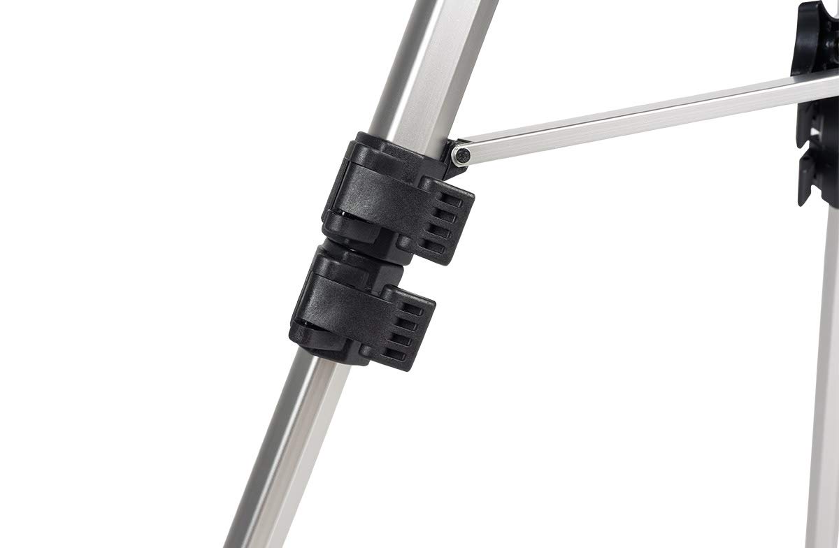Smith-Victor 2800 3-Section Aluminum Imperial Deluxe Tripod with 2-Way Fluid Head - Professional Camera Tripod for Photography & Videography - Perfect for DSLR Cameras, Video Shooting, Live Streaming & Outdoor Adventures