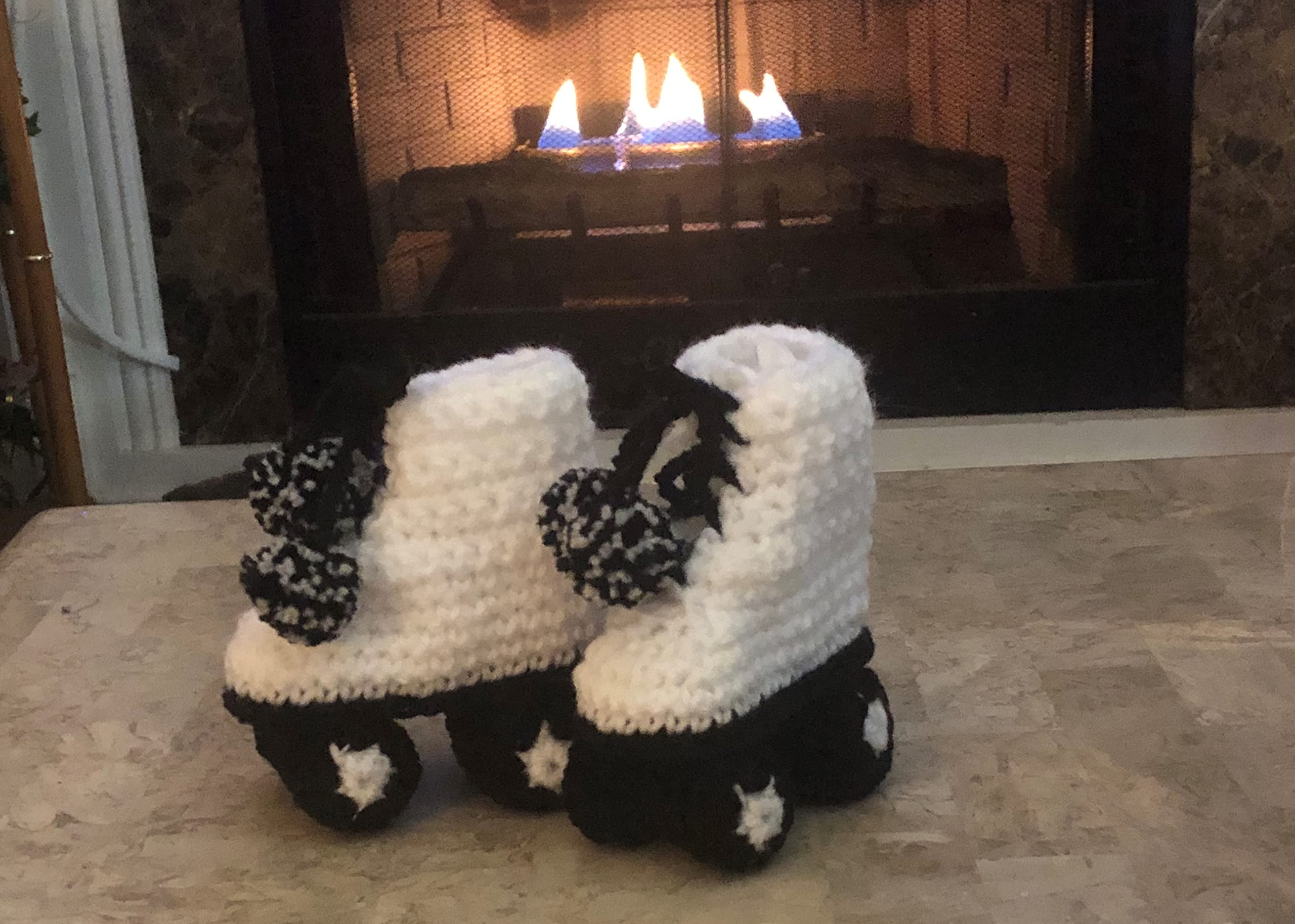 Premium Tuxedo Roller Skate Baby Booties - Adorable Formal & Casual Shoes for Infants - Perfect for Parties, Photo Shoots & Everyday Play