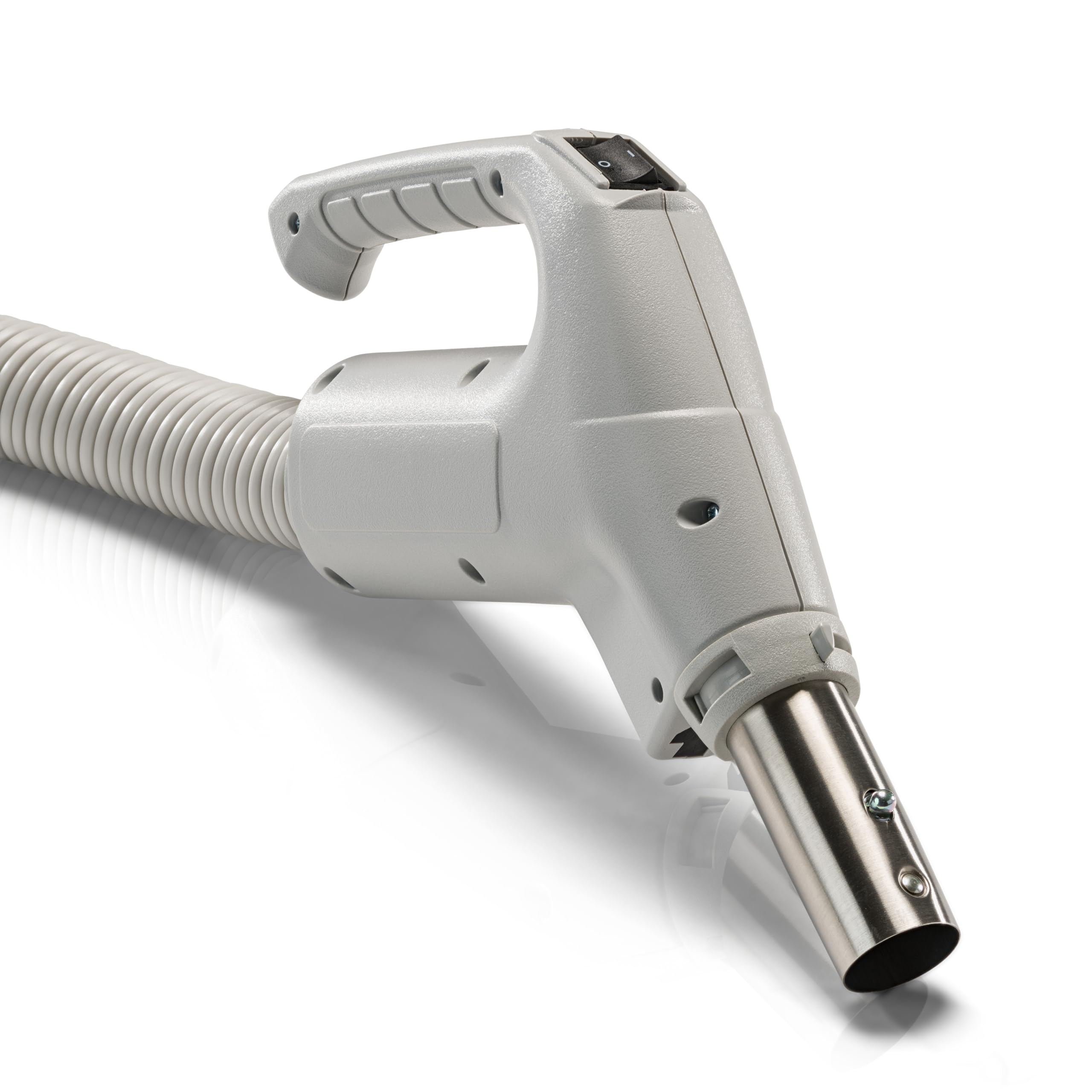 Prolux 30 ft Central Vacuum Hose Kit with Turbo Nozzles - Universal Fit for All Vacuum Brands - Perfect for Home Cleaning, Car Detailing & Pet Hair Removal