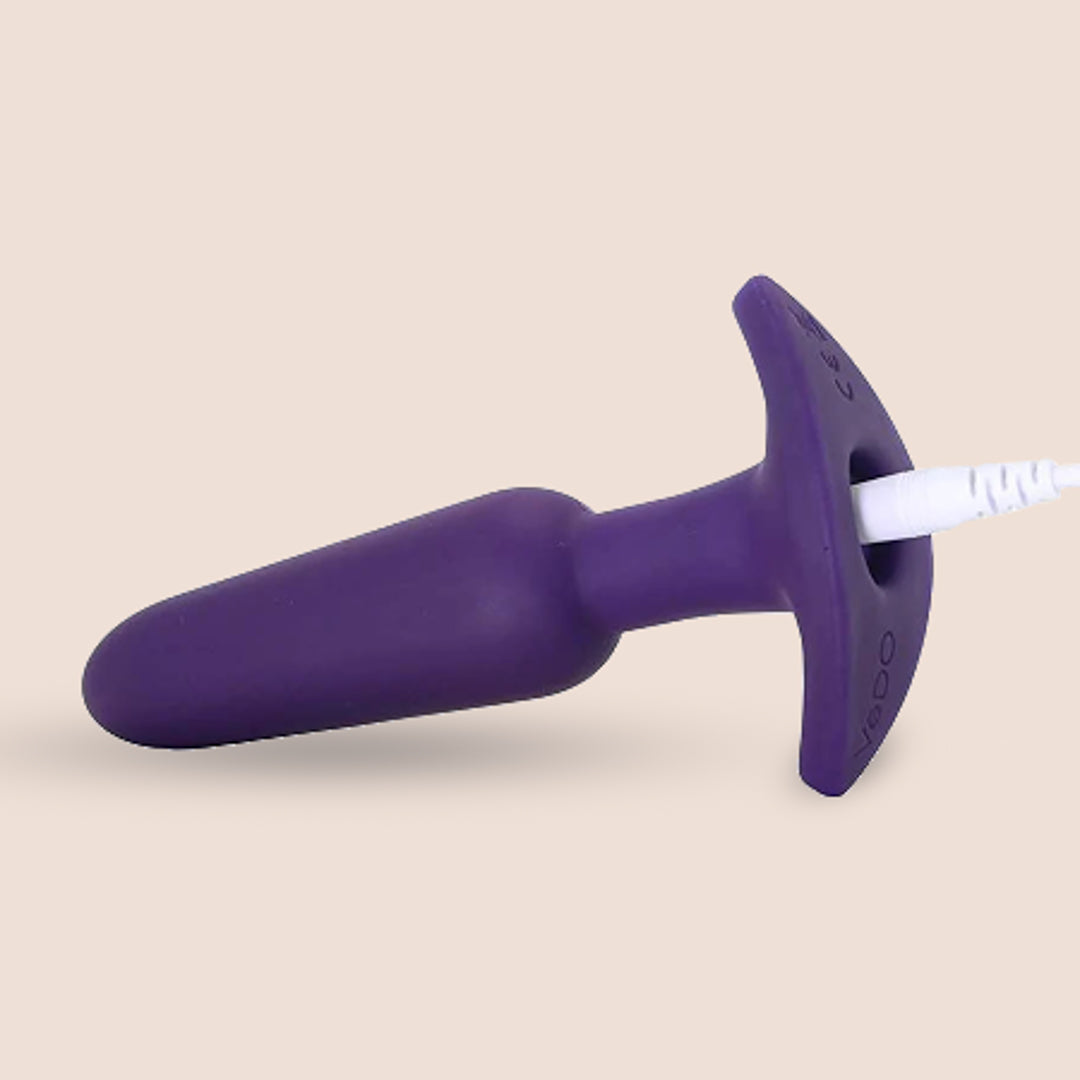 VeDO Bump Rechargeable Anal Vibrator - Powerful & Quiet Prostate Massager for Men & Women | Waterproof & USB Charging for Solo Play & Couples Intimacy
