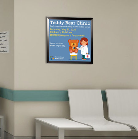 18x18 Poster Frame - Carbon Steel Swing Frame for Wall Art Display - Perfect for Home, Office, Gallery & Photo Exhibitions