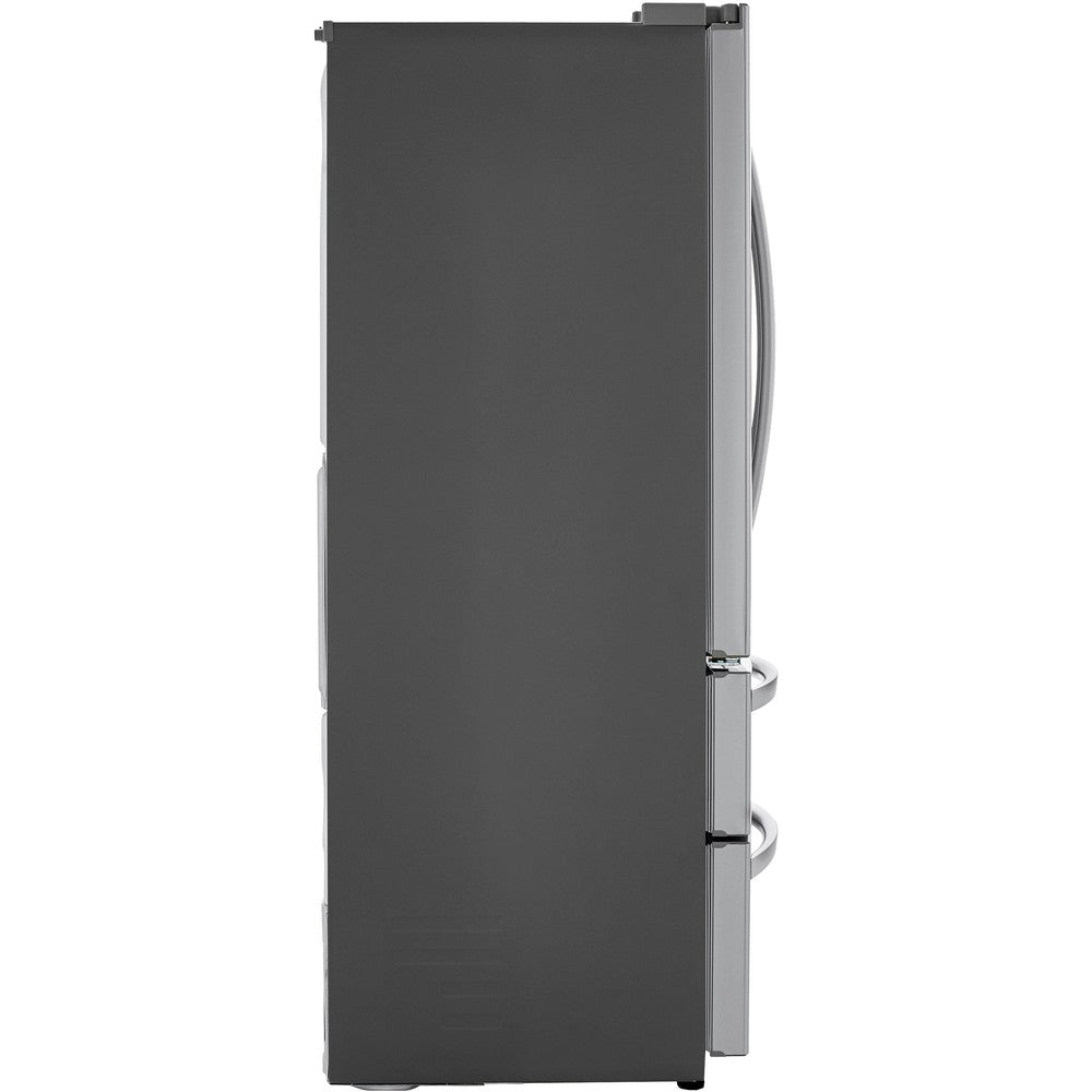 LG LMWC23626S 36-Inch 4-Door French Door Refrigerator - 23 Cu. Ft. Stainless Steel Smart Counter-Depth Fridge with Door-in-Door & Ice Maker - Perfect for Modern Kitchens & Open Floor Plans
