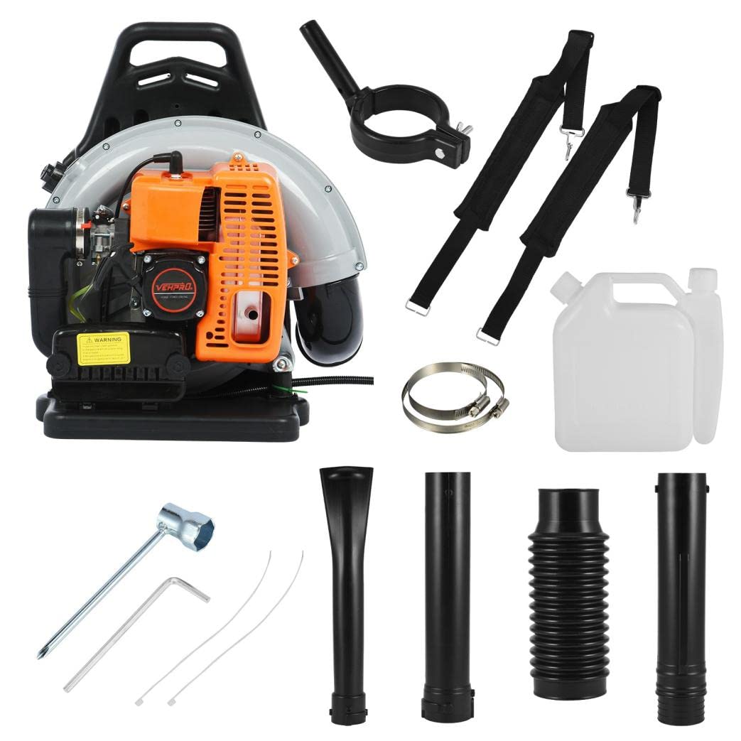 Gas Powered Backpack Leaf Blower 26cc/63cc/65cc - High Performance 2-Stroke Engine for Lawn Care, Yard Cleaning, Snow & Dust Removal | US Stock | DSVF Brand