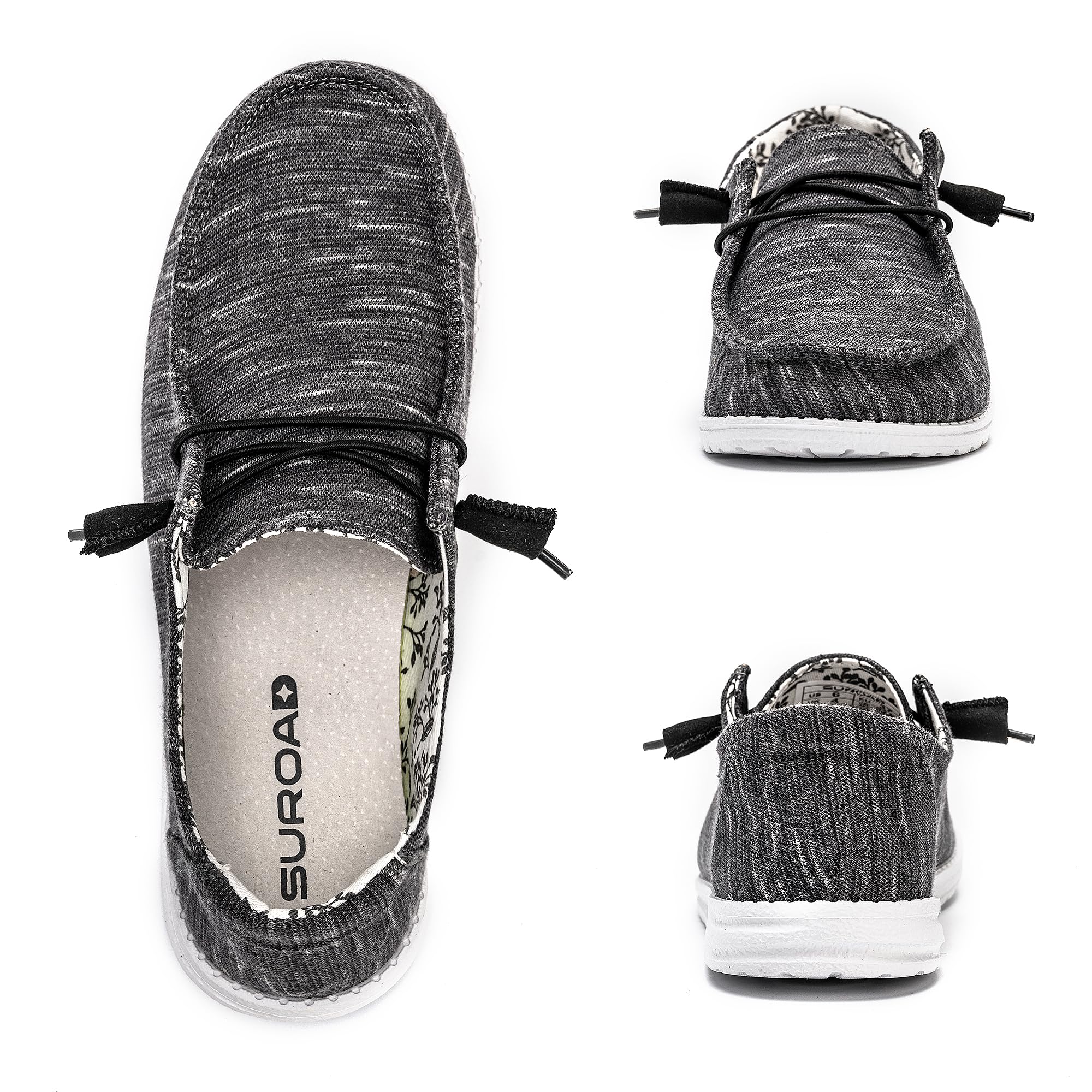 Suroad Women's Slip On Loafers - Comfortable & Lightweight Casual Shoes for Women | Perfect for Work, Travel & Everyday Wear