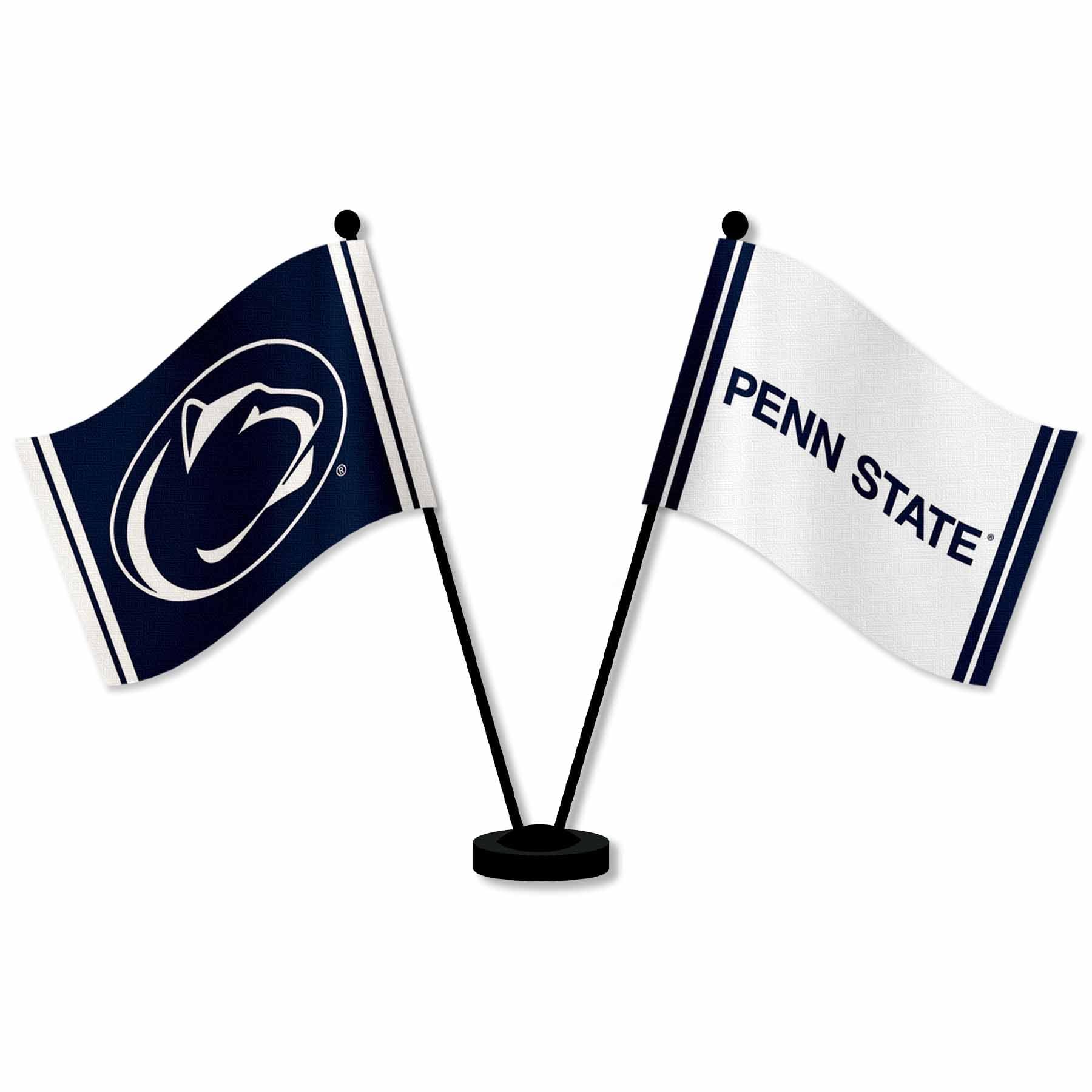 WinCraft Penn State Nittany Lions Desk Flag & Table Top Banner - Perfect for Office Decor, College Football Game Days, and Home Team Spirit Display
