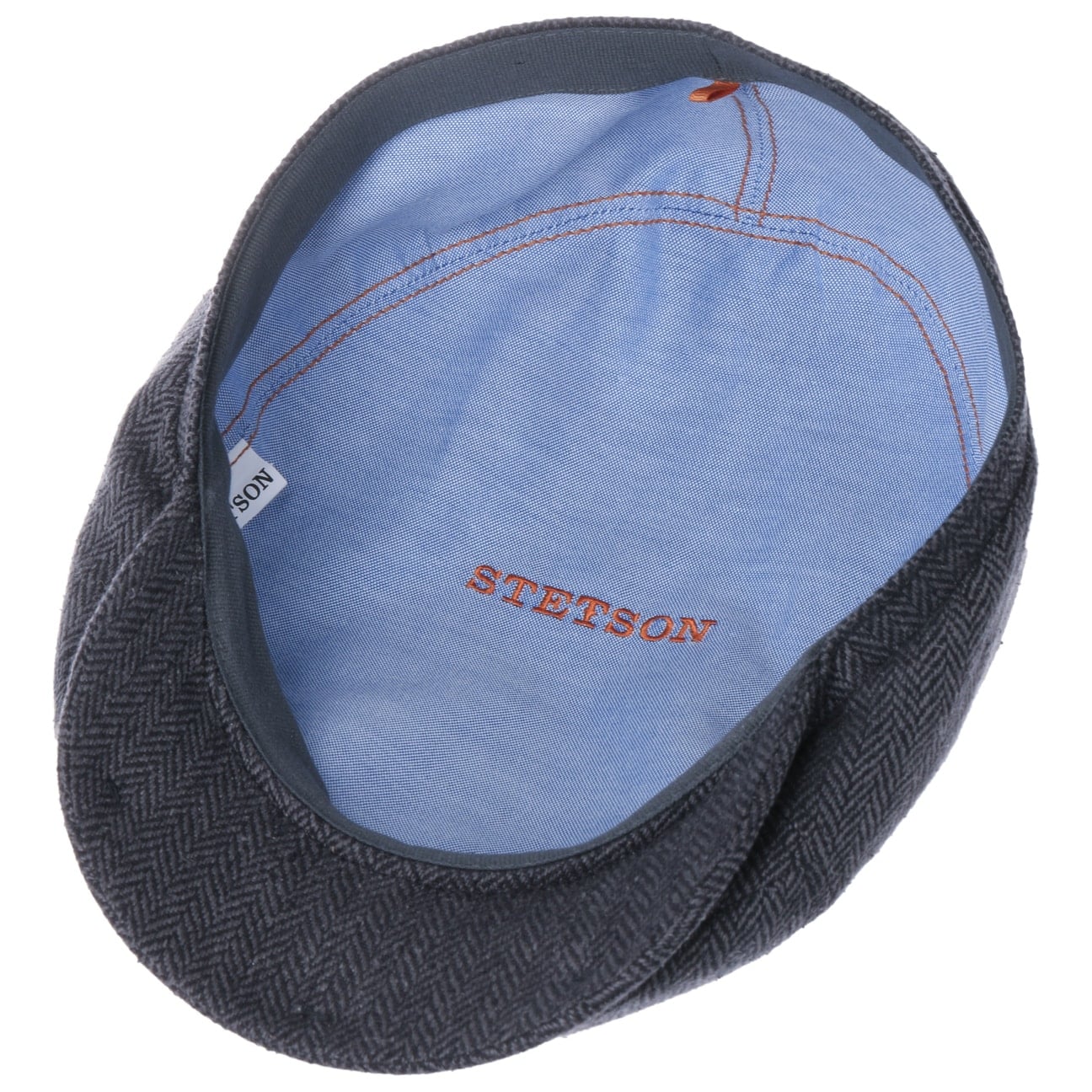 Stetson Milner Men's Silk Flat Cap - Classic Vintage Driving Hat for Golf, Outdoor & Casual Wear