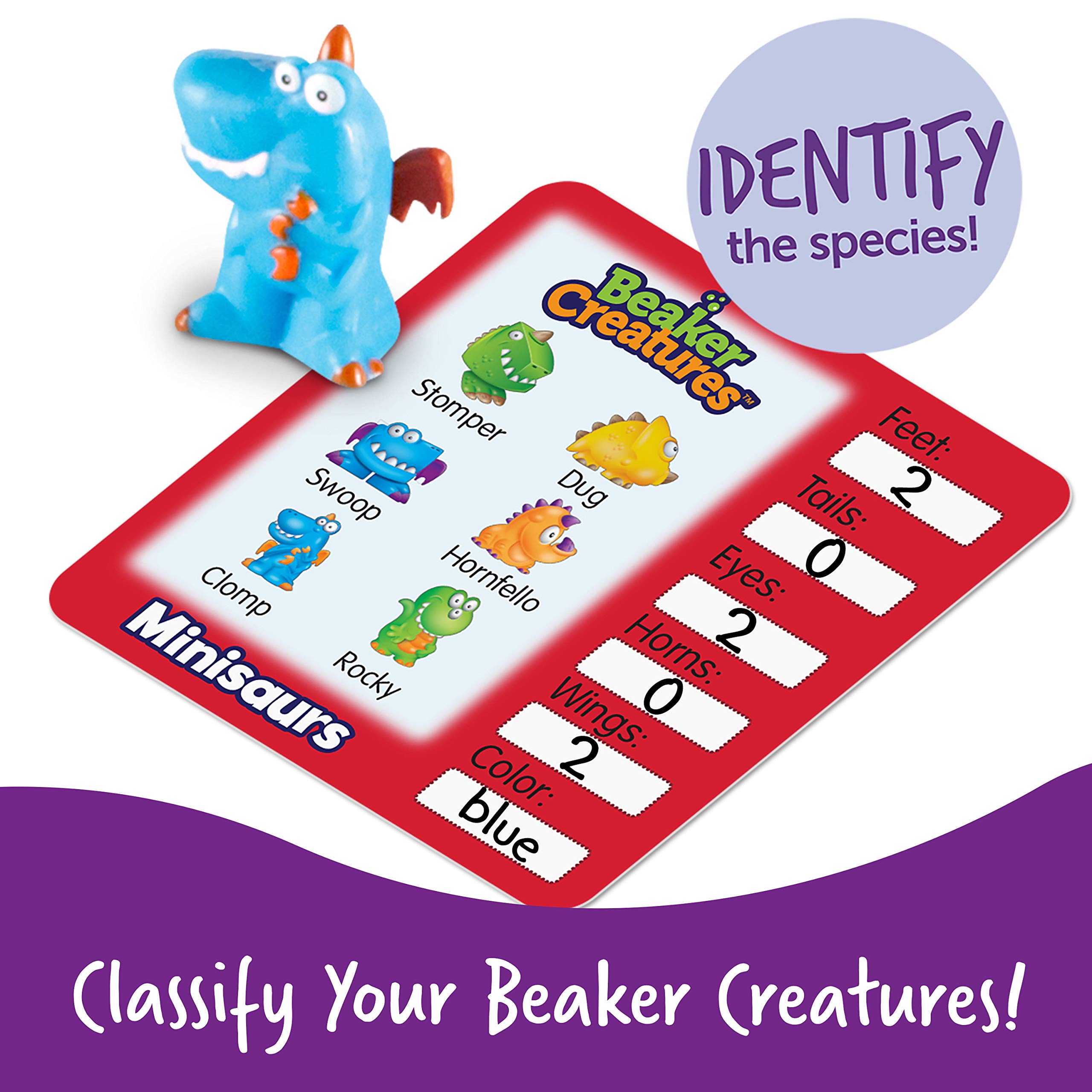 Learning Resources Beaker Creatures Reactor Pods - 6 Pack STEM Science Toy for Kids Ages 5+, Series 1 | Fun Chemistry Experiments & Educational Discovery | Perfect for Classroom, Birthday Gifts & Homeschool Science Activities