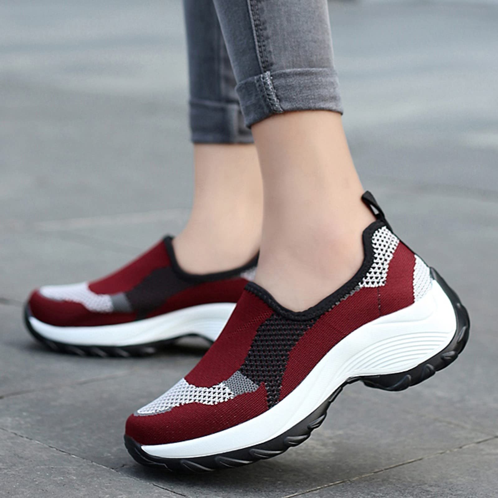 Women's Lightweight Breathable Hiking Shoes - Non-Slip Waterproof Trekking & Mountain Shoes for Outdoor Camping, Walking & Trail Running - Perfect for Hiking Adventures & Nature Exploration