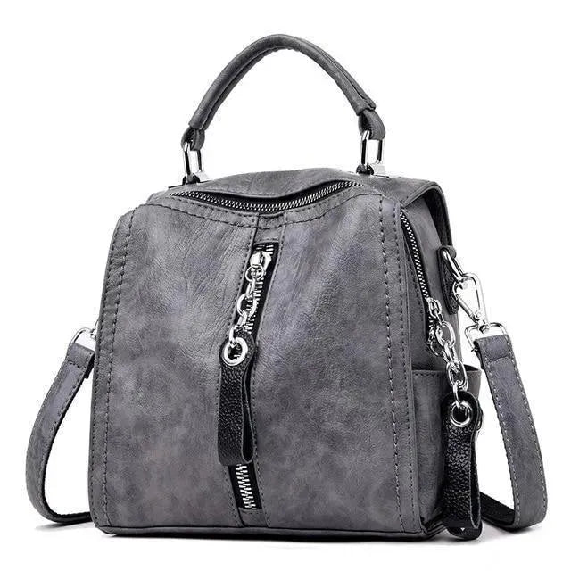 Premium Leather Crossbody Shoulder Bag for Women - Fashionable & Functional Everyday Purse - Perfect for Work, Travel and Date Night