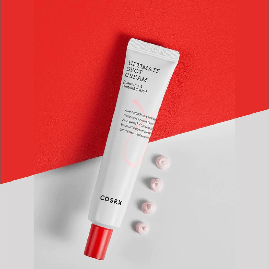 COSRX AC Collection Ultimate Spot Cream 30g - Acne Treatment for Face, Blemish & Pimple Cream - Korean Skincare for Clear Skin - Perfect for Daily Use & Travel Skincare Routine