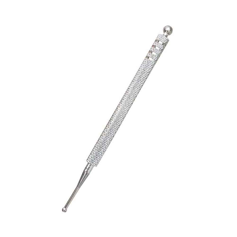 Heallily Stainless Steel Ear Acupressure Pen - Acupuncture Probe & Massage Needle for Pain Relief (Silver) | Perfect for Stress Relief, Headache & Ear Therapy at Home or Office