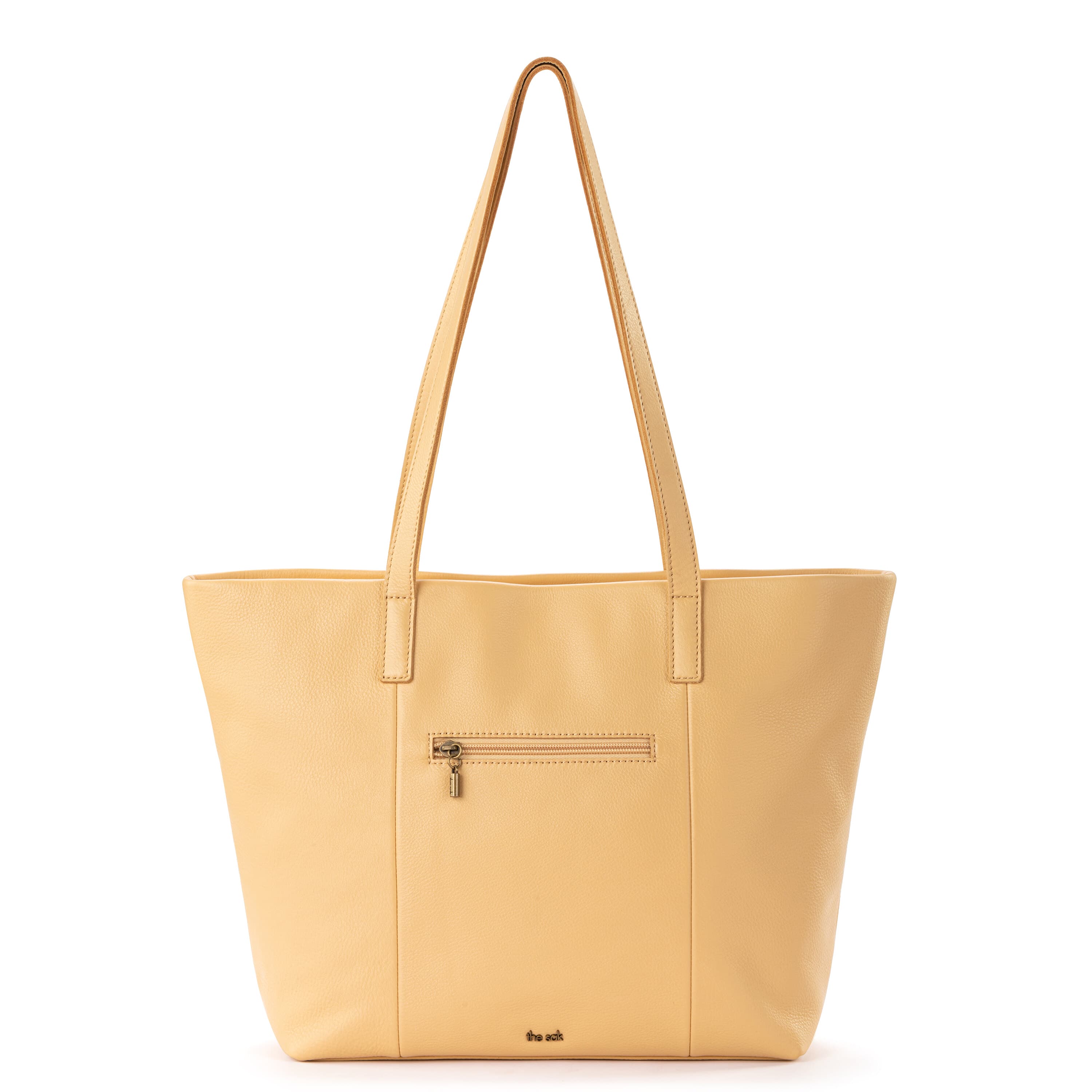 Premium Metro Tote Bag - Genuine Leather Handbag in Classic Buttercup Yellow | Perfect for Work, Travel & Everyday Use