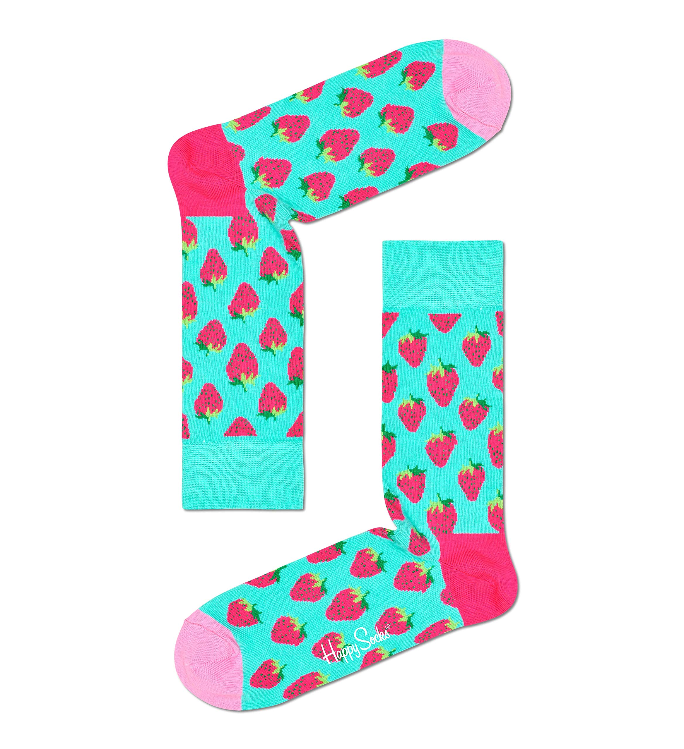 Happy Socks Black & White Striped Crew Socks for Men & Women - Soft Cotton Low Cut Ankle Socks with Gift Box - Eco-Friendly Sustainable Casual & Dress Socks for Everyday Wear, Office, Gifts & Special Occasions