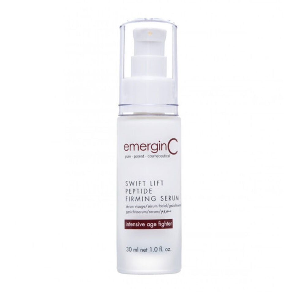 EmerginC Swift Lift Peptide Firming Serum - Anti-Aging Face Serum for Wrinkles & Fine Lines | Hydrating & Lifting Treatment for Youthful Skin | Day & Night Skincare Routine