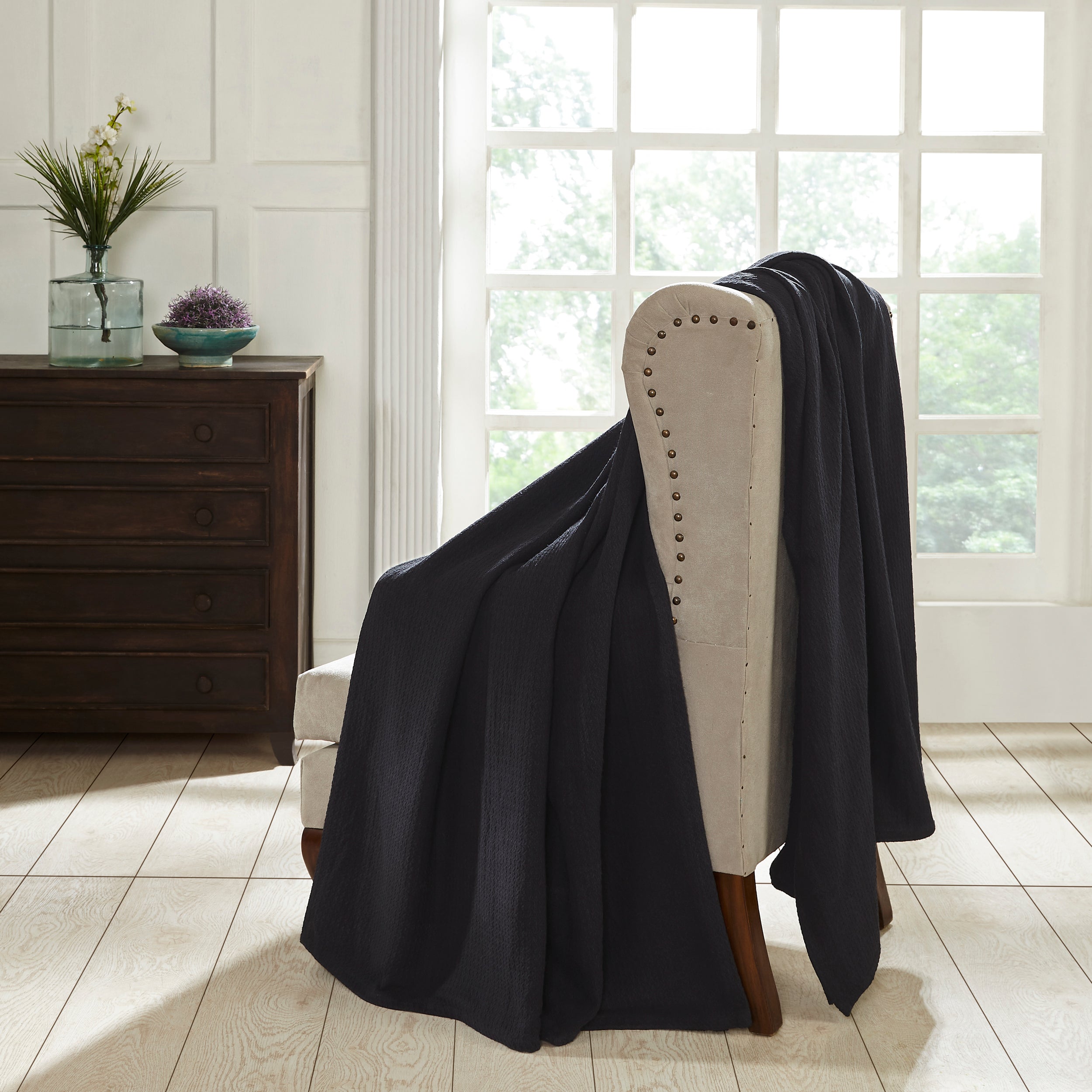 Premium Textured Cotton Waffle Weave Blanket - Soft & Breathable Throw for Bed, Sofa & Couch - Cozy Home Decor Gift for All Seasons