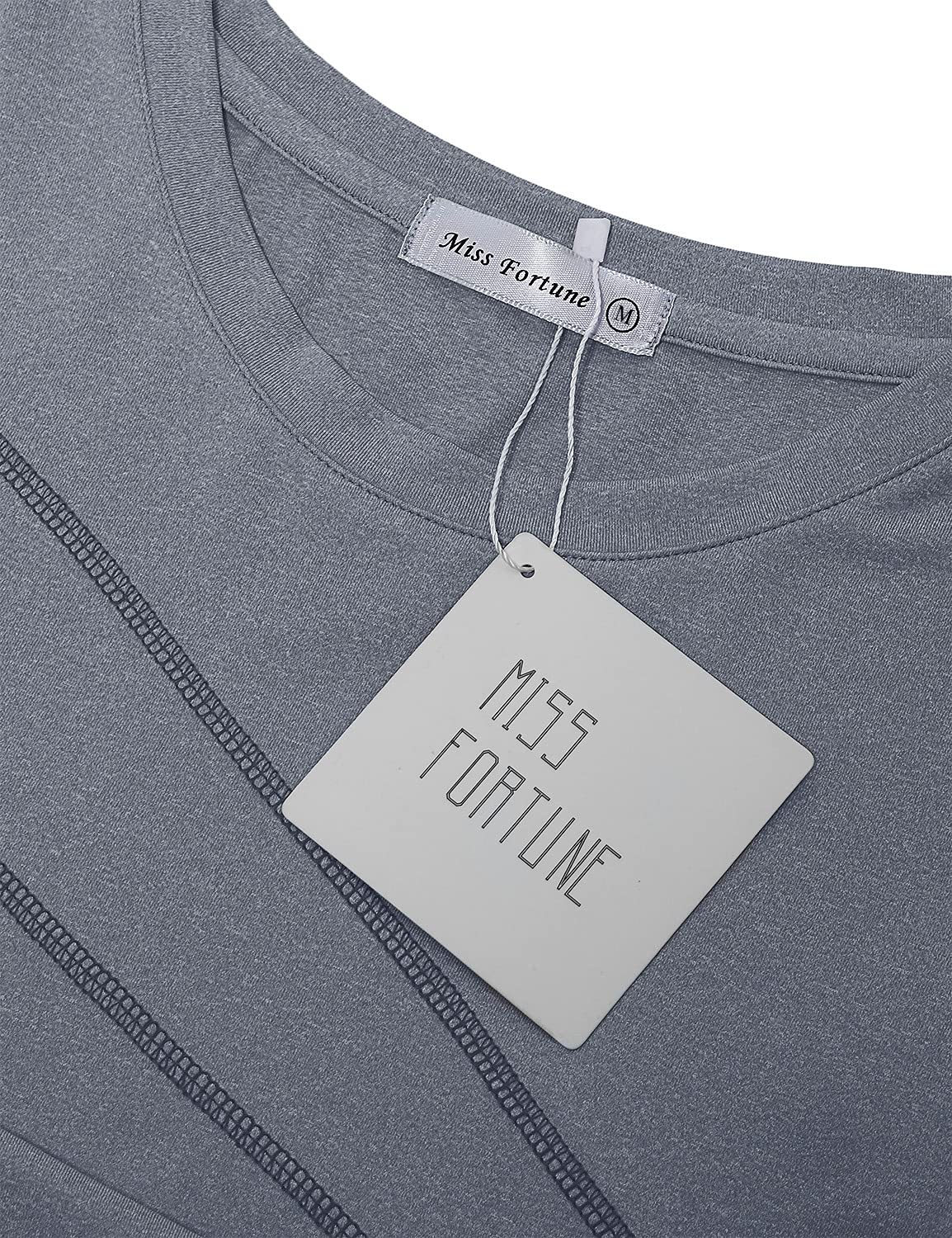 Miss Fortune Women's Workout Tops - Breathable Moisture Wicking Active Shirts for Yoga, Running, Hiking & Gym | Perfect for Fitness, Training & Outdoor Activities