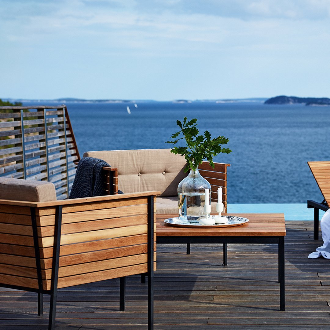 Haringe Modern Lounge Table - Stylish Coffee Table for Living Room, Office & Patio - Perfect for Relaxing, Entertaining & Decorating