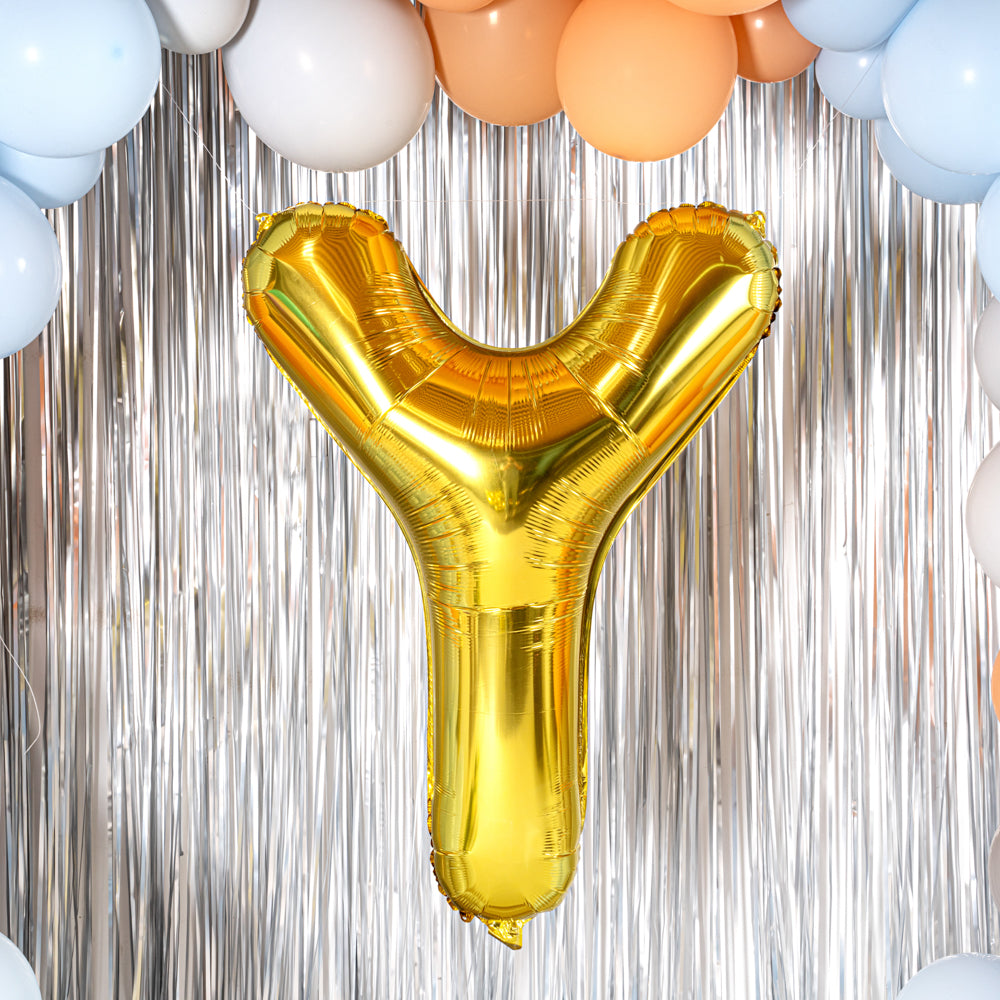 Balloonify Gold Mylar Letter Y Balloon - 40 Inch Large Foil Alphabet Balloons (1 Count) - Perfect for Birthday Parties, Baby Showers & Anniversary Decorations