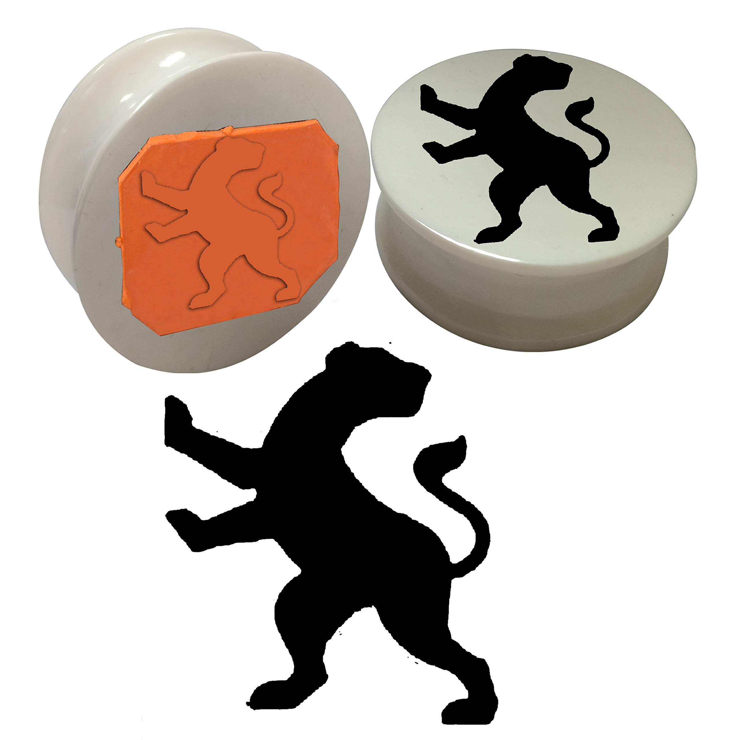 Acrylic Rubber Stamp with Leopard Print - Perfect for School, Office & Scrapbooking - DIY Crafting, Card Making & Memory Keeping