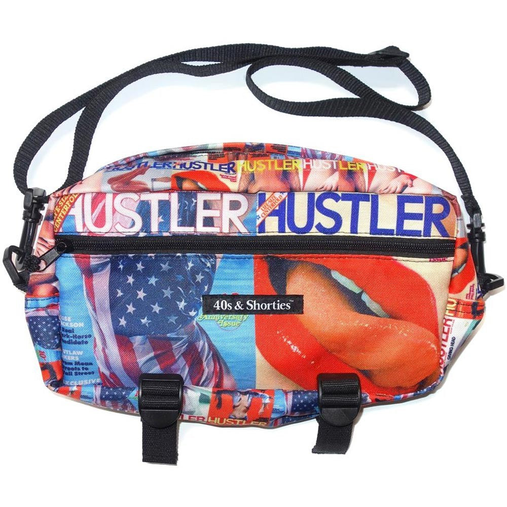40s & Shorties x HUSTLER Magazine Hip Bag - Stylish Waist Pack for Men & Women - Perfect for Concerts, Festivals, and Travel Accessories