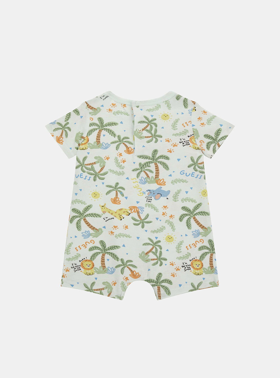 Green Animal Print Baby Onesie (3-12 Months) - Soft & Comfortable for Playtime, Naptime & Everyday Wear