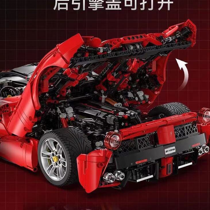 CaDA C61505 Ferrari LaFerrari 1:8 Scale Model Building Kit - Collector's Edition Supercar Toy for Adults & Teens | Perfect for Display, Gifts, and Racing Enthusiasts