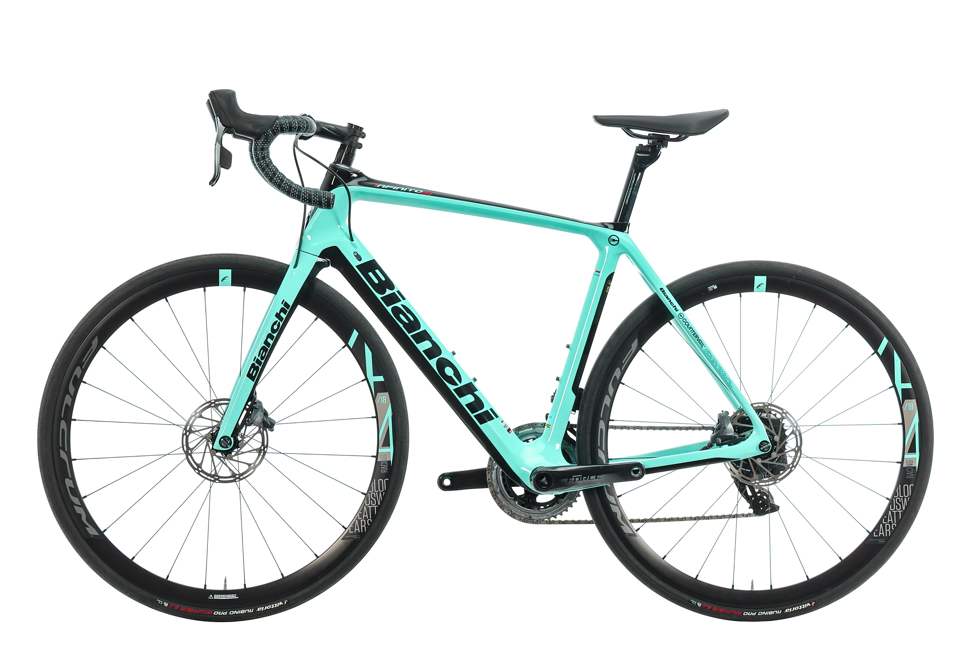 Bianchi Infinito CV Disc Force eTap AXS Road Bike 2020 - 55cm Carbon Frame, Wireless Shifting for High-Speed Performance | Perfect for Road Racing, Endurance Cycling & Long-Distance Training