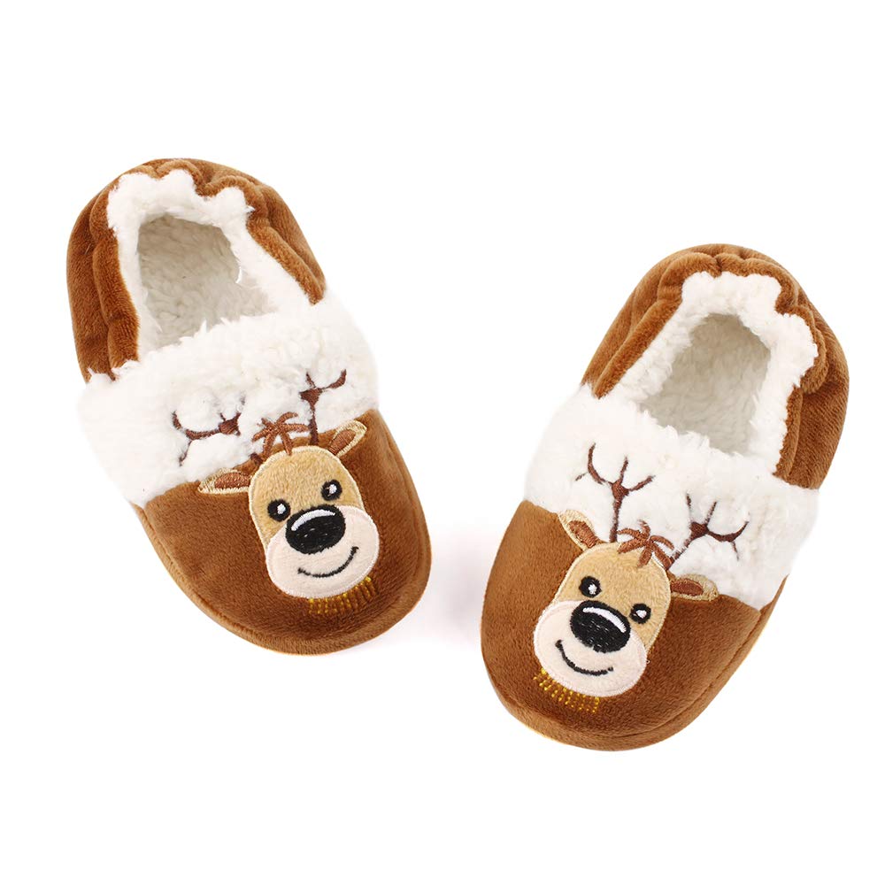 Cartoon Animal Slippers for Toddler Girls - Warm Winter Plush House Shoes for Little Kids - Perfect for Indoor Playtime & Cozy Home Comfort