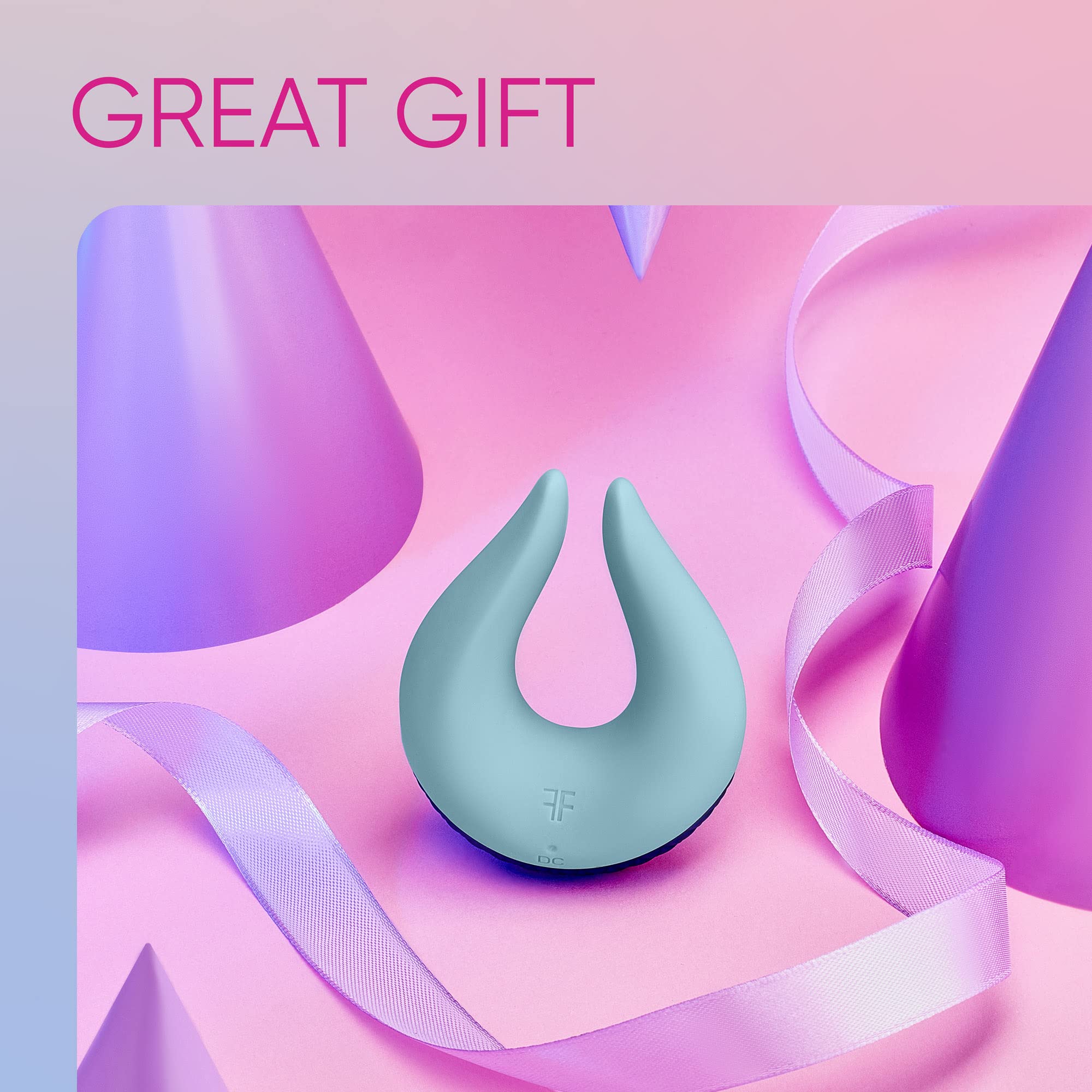 Premium Soft Silicone Clitoral Vibrator for Women - 10 Powerful Vibration Modes, 100% Waterproof & USB Rechargeable - Fluttering Tip Stimulator for Solo Play or Couples (Blue) | Enhance Intimacy & Self-Care Moments
