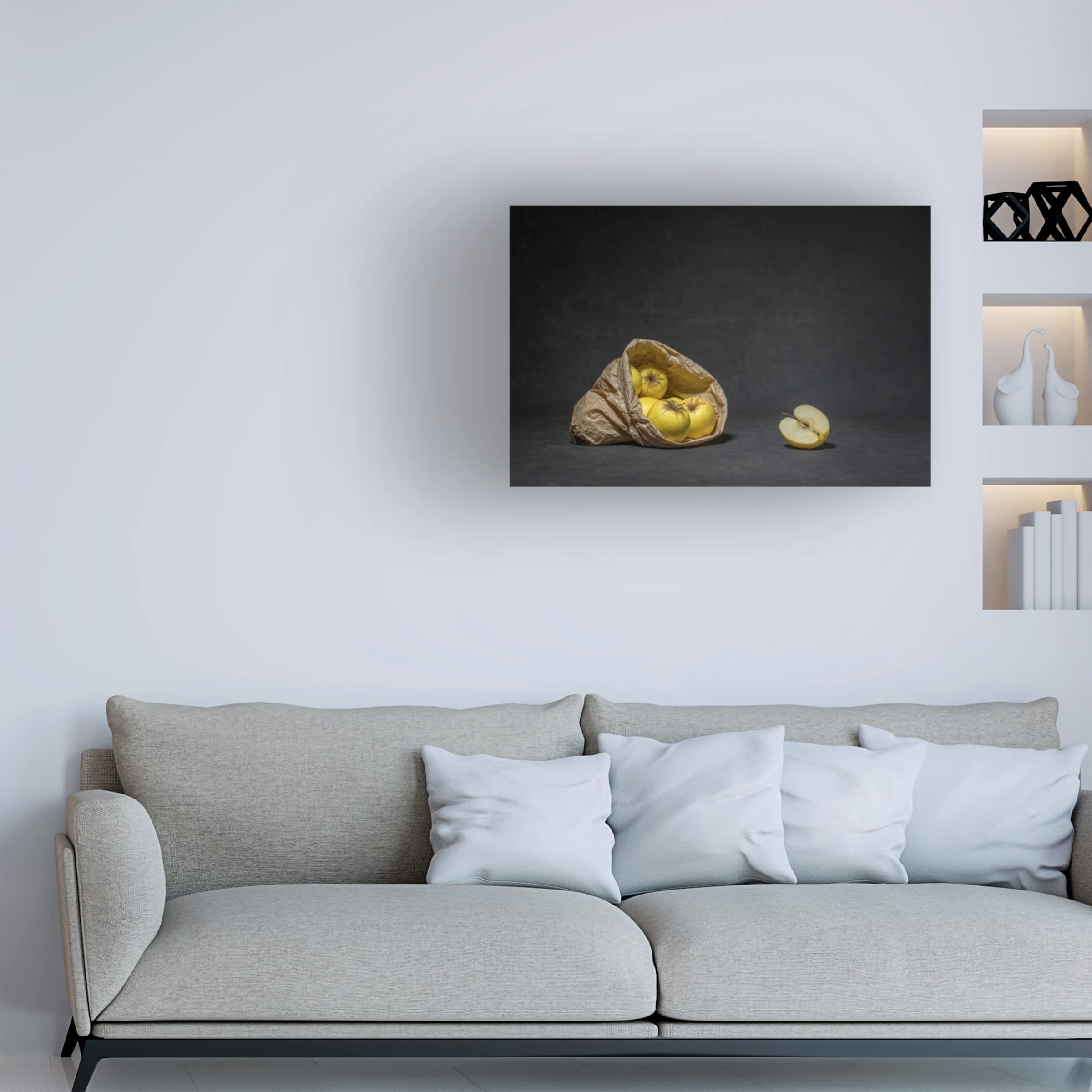 Trademark Fine Art 'Paper Bag' Canvas Print by Christophe Verot - Modern Wall Art for Living Room, Bedroom & Office Decor
