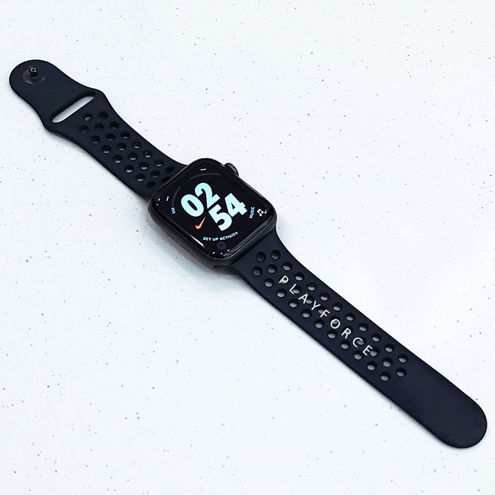 Apple Watch Series 4 44mm GPS Nike+ Edition - Smart Fitness Tracker with Heart Rate Monitor & Waterproof Design for Running, Swimming & Active Lifestyle