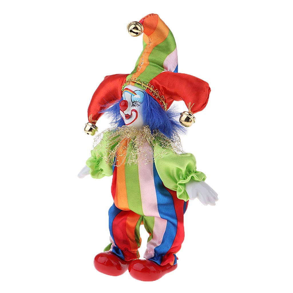 Scary Clown Doll - Halloween Decorations for Home, Table & Desk Top - Perfect for Party, Haunted House & Horror Theme Events