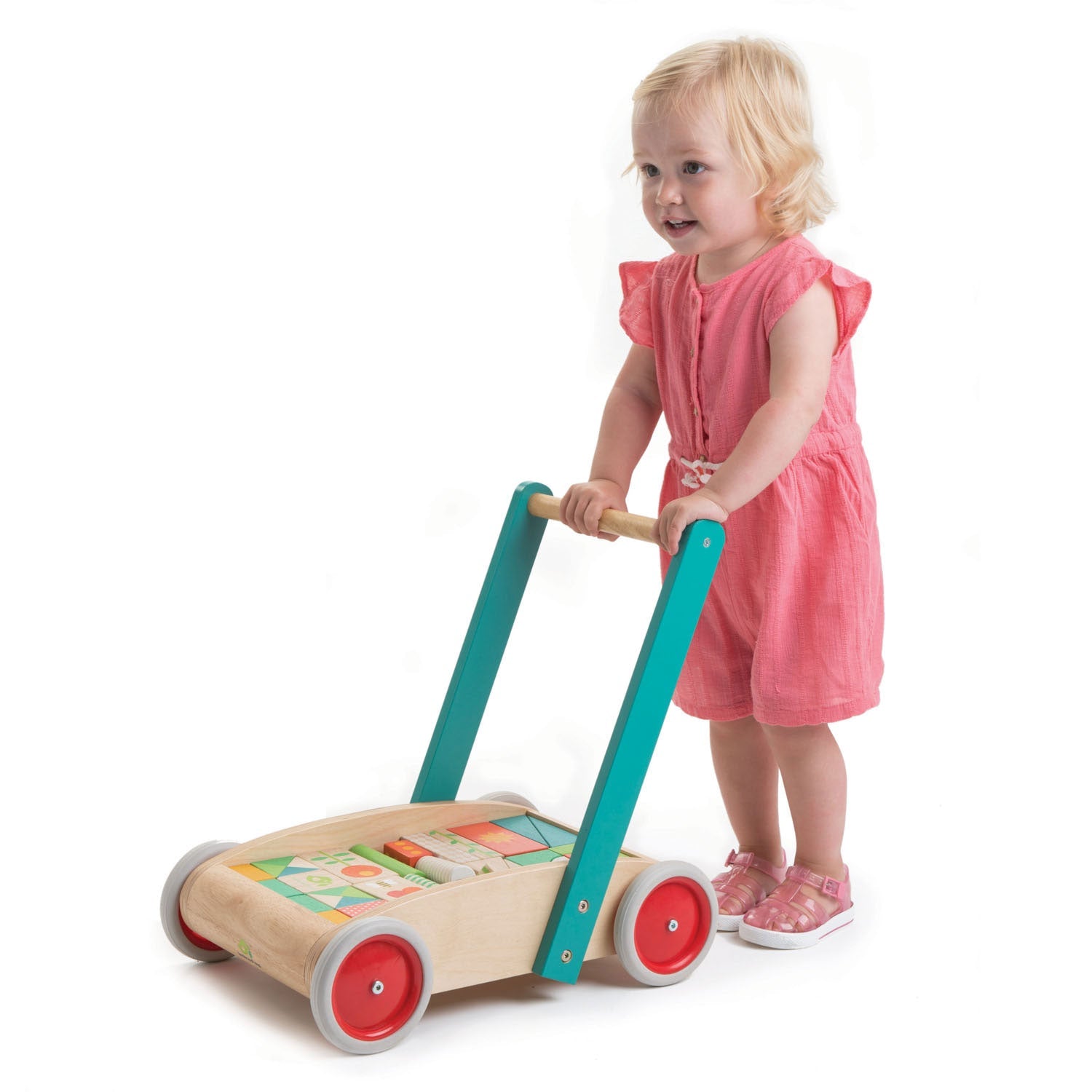 Best Baby Block Walker - Push and Play Activity Toy for Toddlers 1-3 Years - Learning and Walking Assistant for Early Development - Perfect for Indoor Play and First Steps