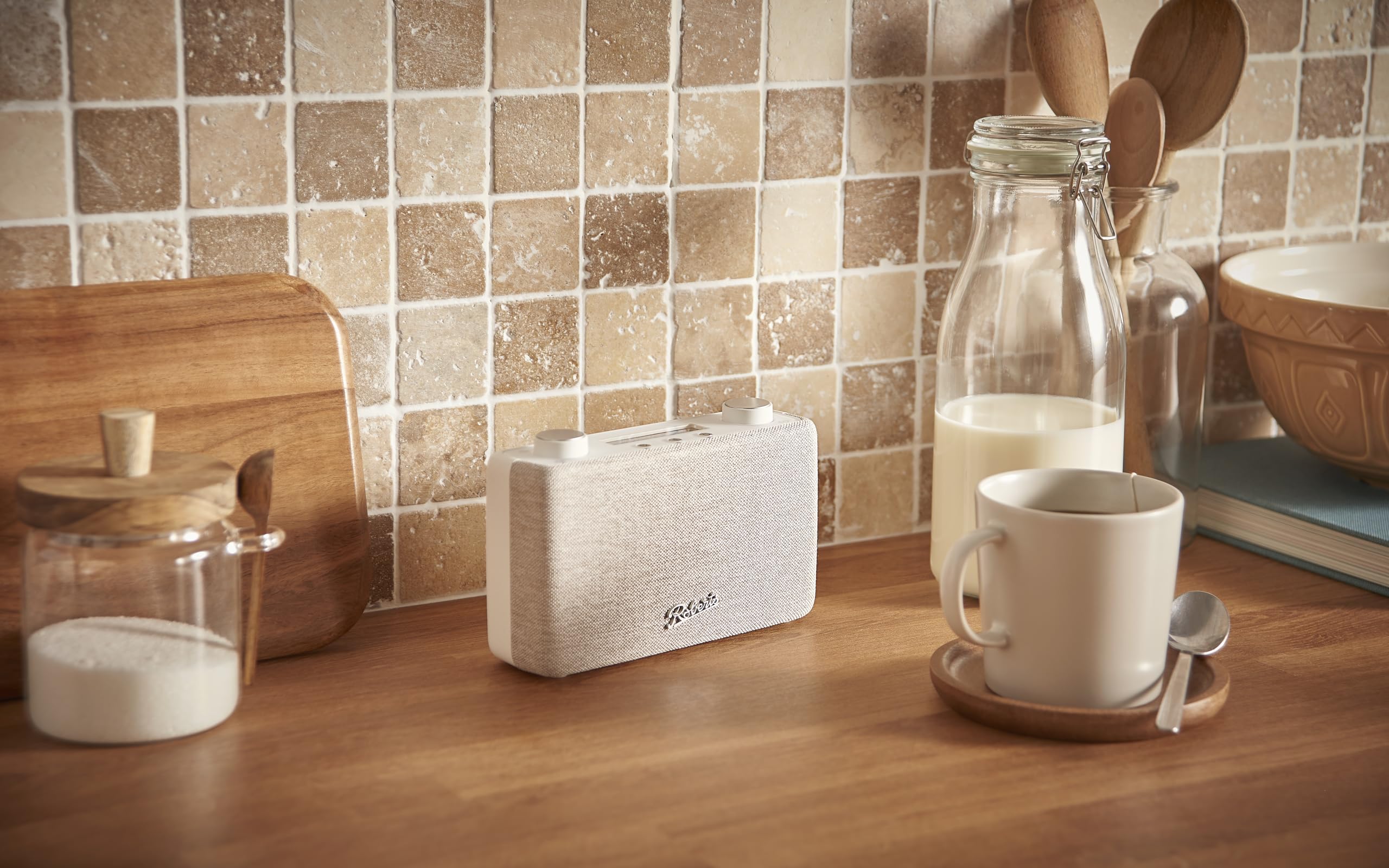 Roberts PLAY11 Portable Dab+/FM Radio - Compact & Wireless Bluetooth Speaker for Home, Office, and Outdoor Use