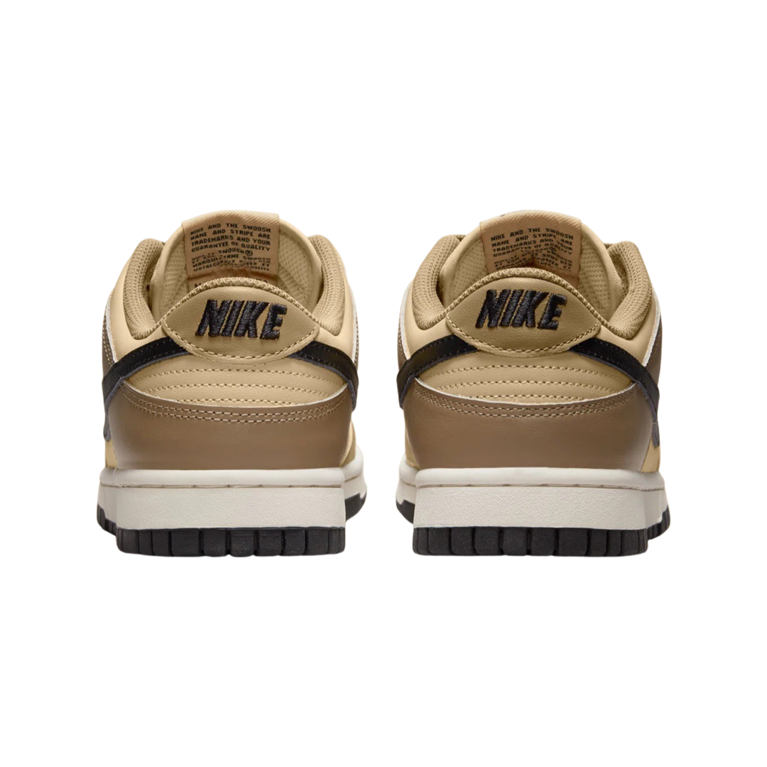 Nike Women's Dunk Low Sneakers - Dark Driftwood/Black/Sail Colorway | Casual Streetwear Shoes for Women | Perfect for Everyday Wear, Gym & Urban Fashion