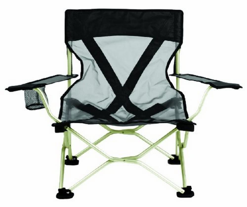Portable Folding Beach Chair for Outdoor Travel - Lightweight Camping Chair with Carry Bag, Perfect for Beach, Picnic, Park & Backyard Relaxation - Black