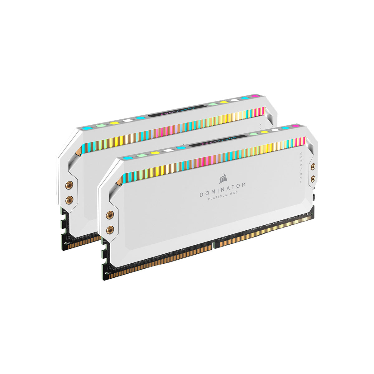 Corsair Dominator Platinum RGB 64GB (2x32GB) DDR5 5600MHz C40 White Desktop Memory - Premium Gaming RAM for High-Performance PCs & Workstations