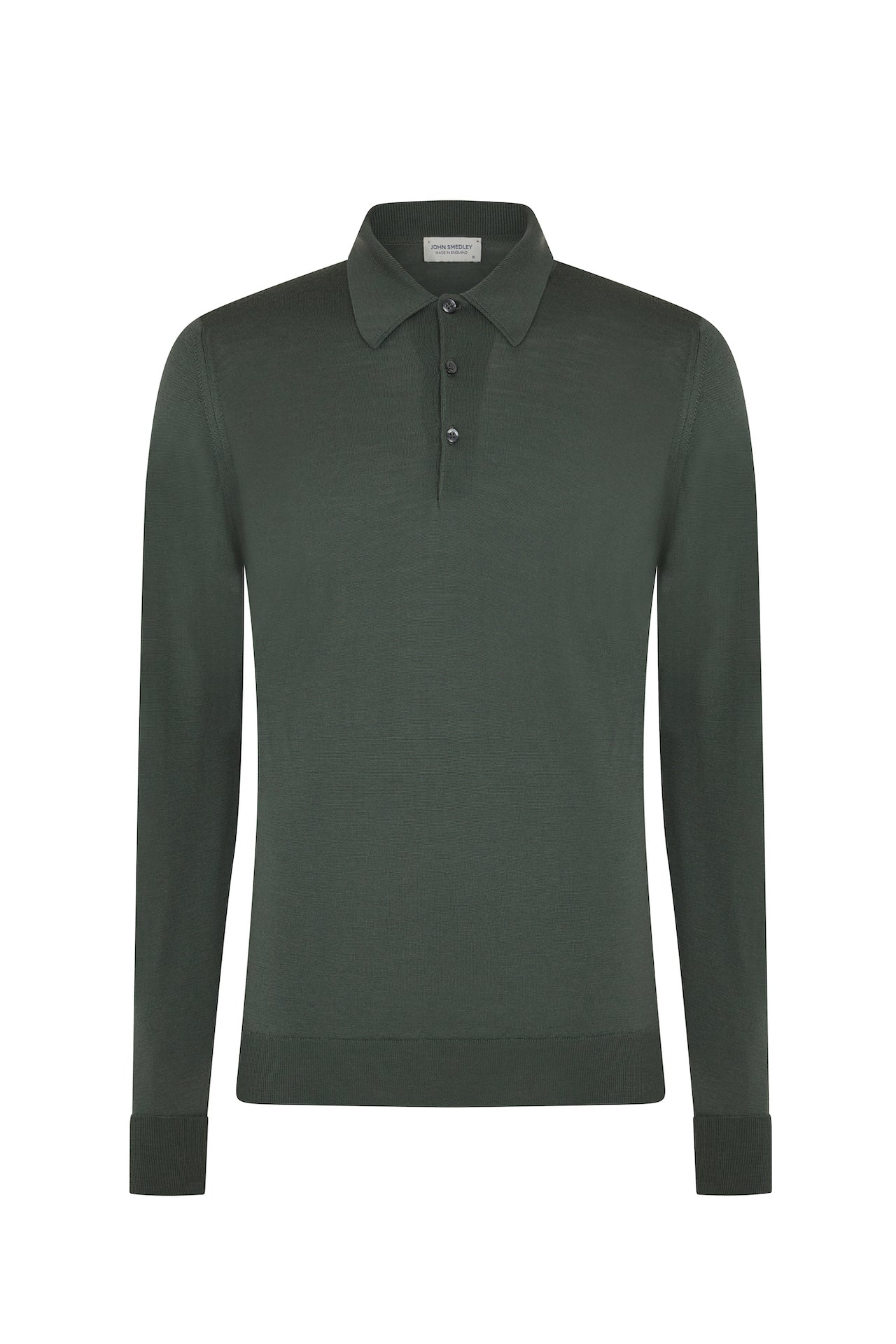 Premium Highland Green Merino Wool Polo Neck Sweater for Men - Soft & Warm Winter Knitwear - Perfect for Office, Travel & Outdoor Activities