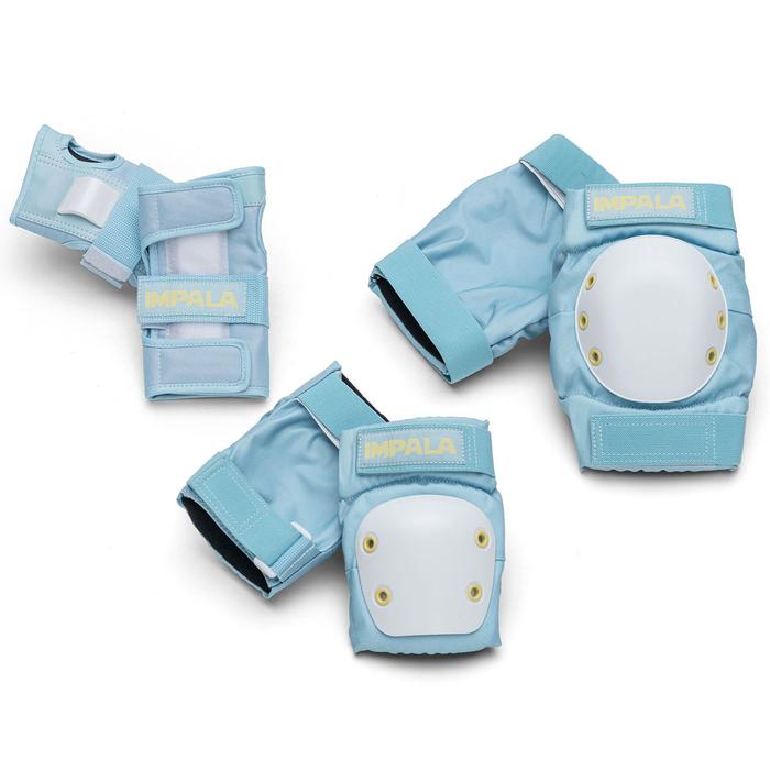 Impala Protective Pack Sky Blue - Adult Roller Skating Gear for Outdoor & Indoor Use - Perfect for Rinks, Parks & Fitness