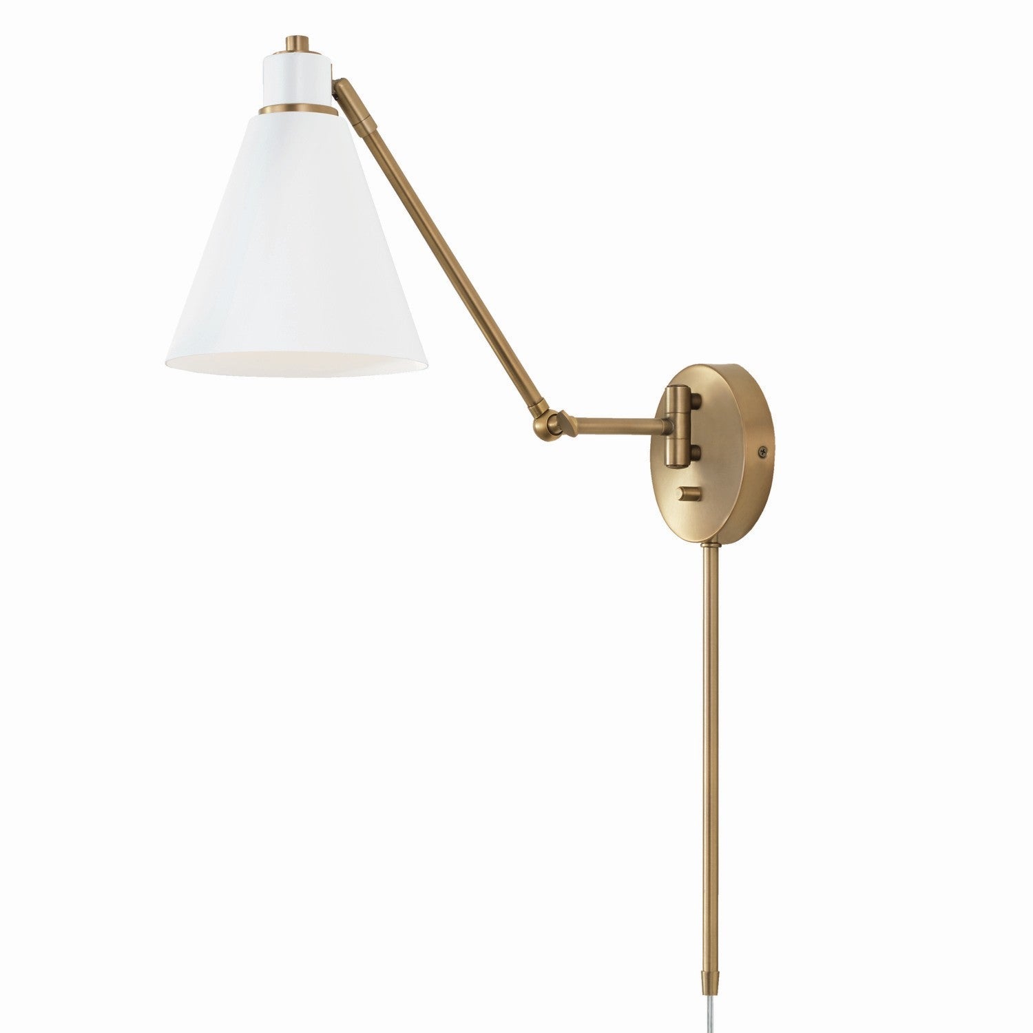 Capital Lighting One Light Wall Sconce - Modern Indoor/Outdoor Wall Light Fixture for Living Room, Bedroom & Hallway | Dimmable LED Wall Lamp with Easy Installation