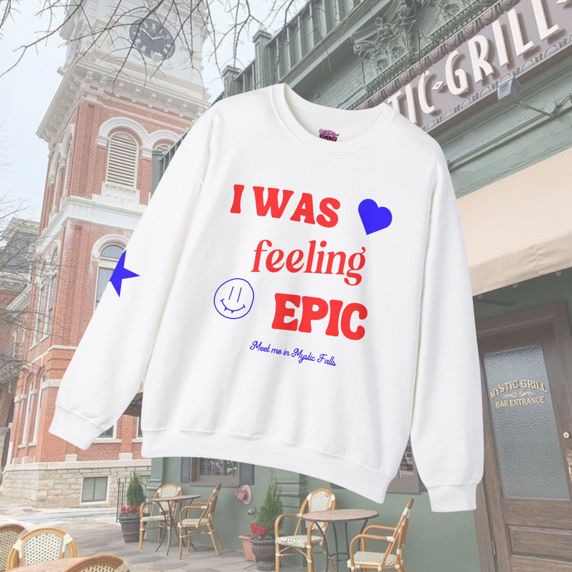 Epic Mystic Falls Sweatshirt - Cozy Pullover Crewneck for Men & Women | Perfect for Fall, Winter & Casual Outfits
