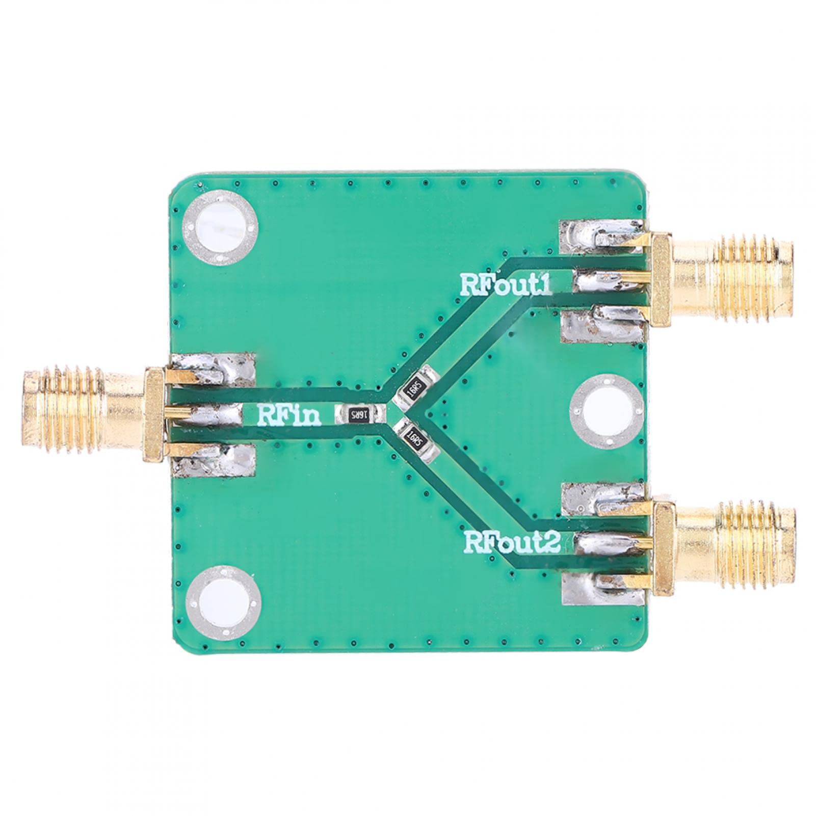 5G RF Power Splitter 1 to 2 Way - DC Microwave Resistance Power Divider for Radio Frequency Signal Distribution - Industrial Equipment for 5G Networks, Ham Radio & Wireless Communication Systems