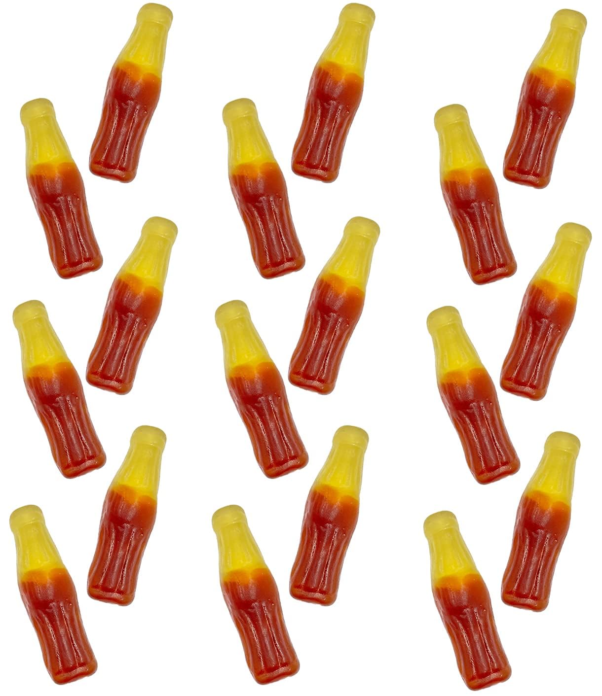 Fruidles Soda Bottles Gummi Candy - 2lb Bulk Pack of Colorful Fruit Flavored Gummy Candy (Cola, Strawberry, Grape & More) - Perfect for Birthday Parties, Halloween Treats & Office Snacks